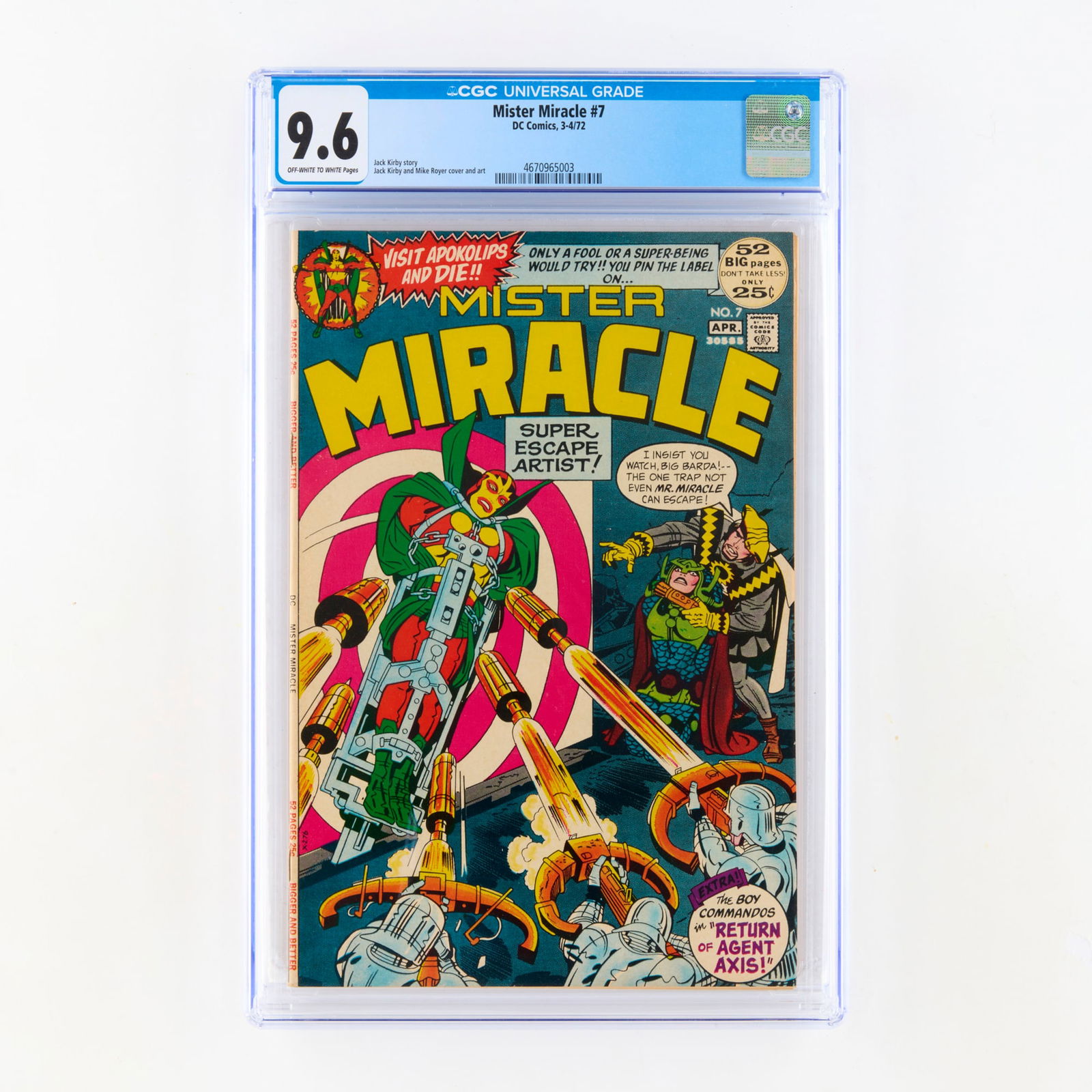 DC Comics Mister Miracle #7 CGC 9.6 (1 of 2)