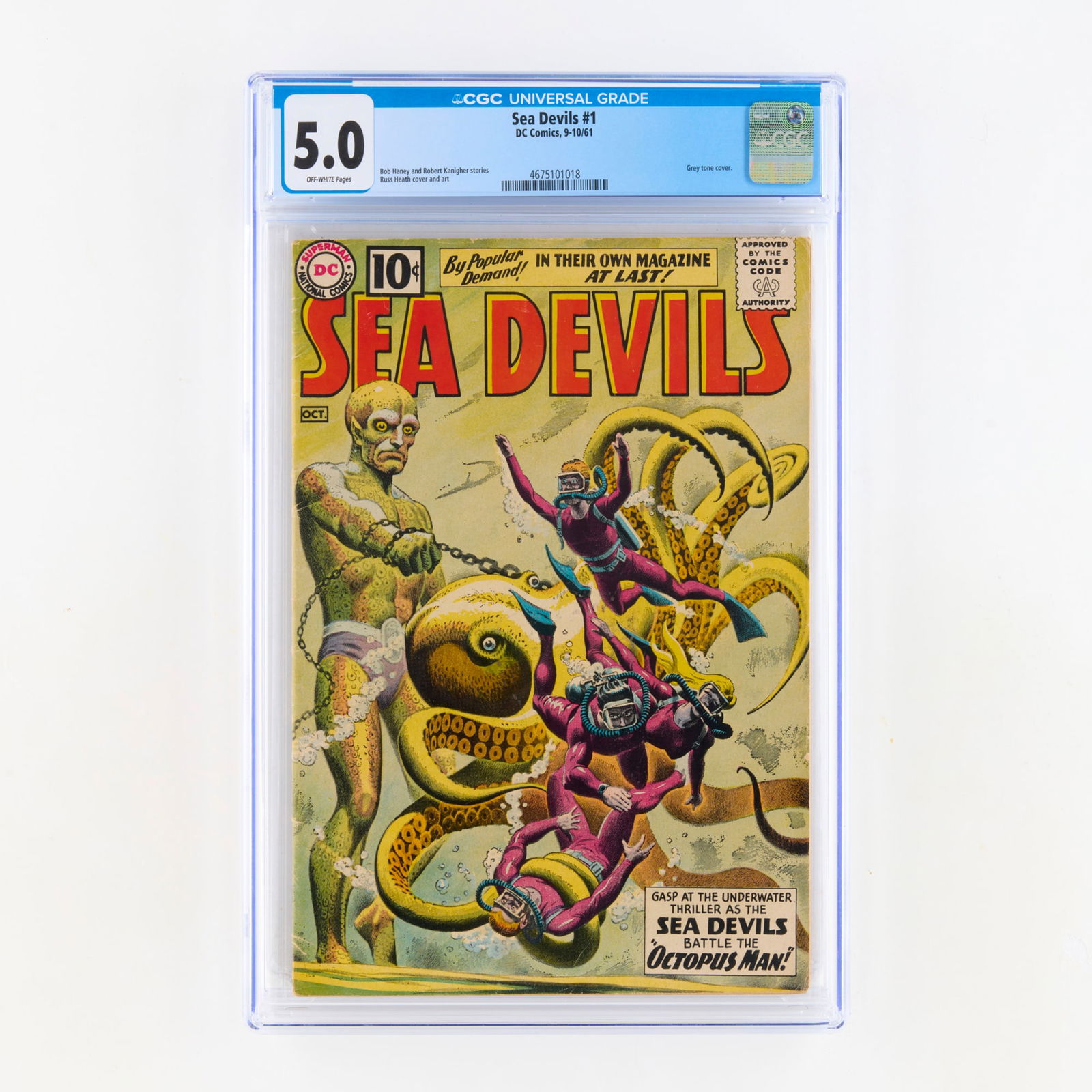 DC Comics Sea Devils #1 CGC 5.0 (1 of 2)