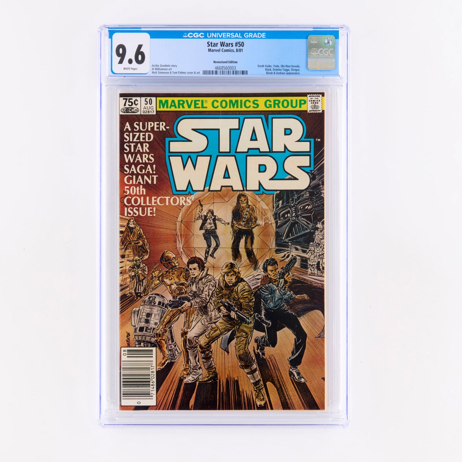 Marvel Comics Star Wars #50 CGC 9.6 Newsstand (1 of 2)