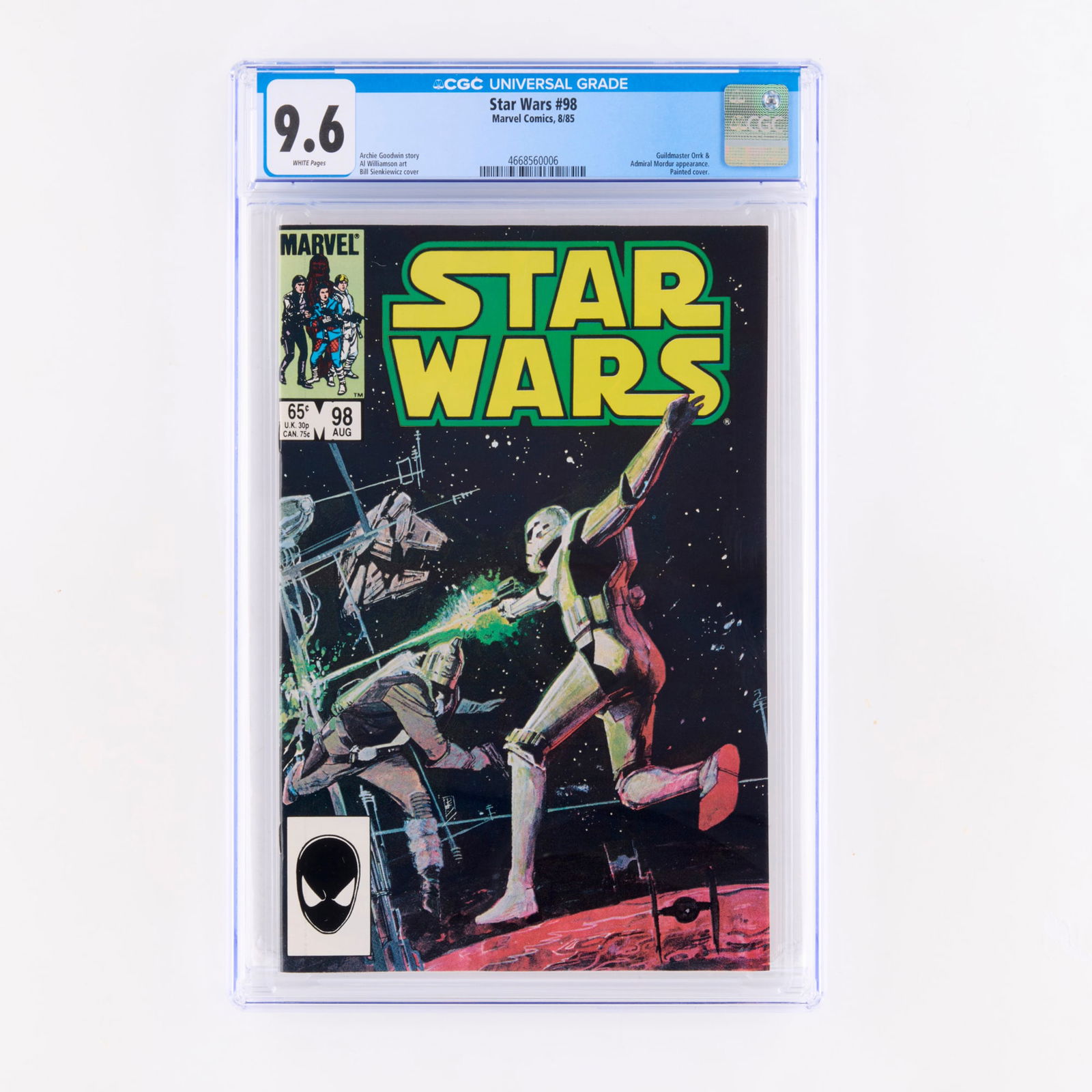 Marvel Comics Star Wars #98 CGC 9.6 (1 of 2)