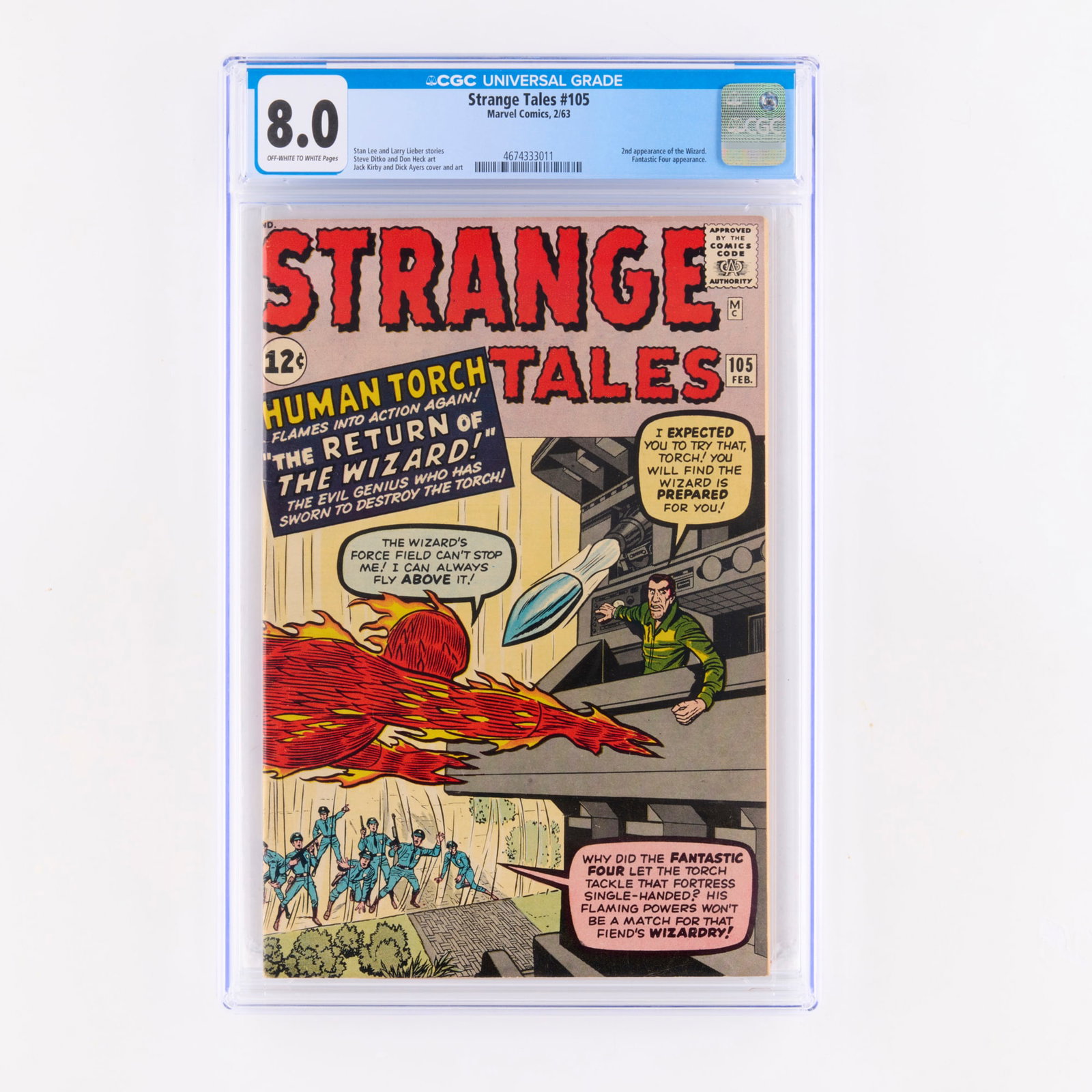Marvel Comics Strange Tales #105 CGC 8.0 (1 of 2)