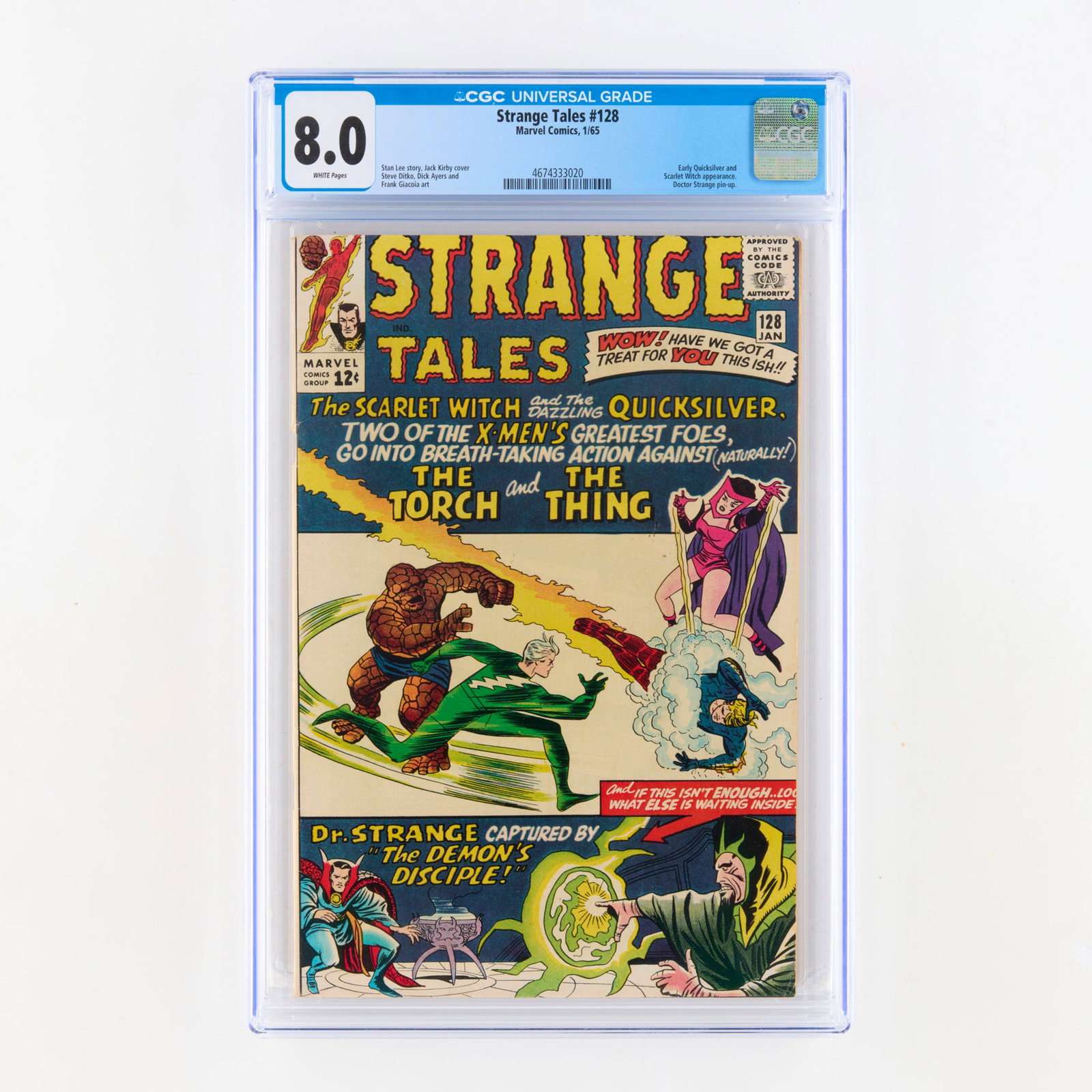 Marvel Comics Strange Tales #128 CGC 8.0 (1 of 2)