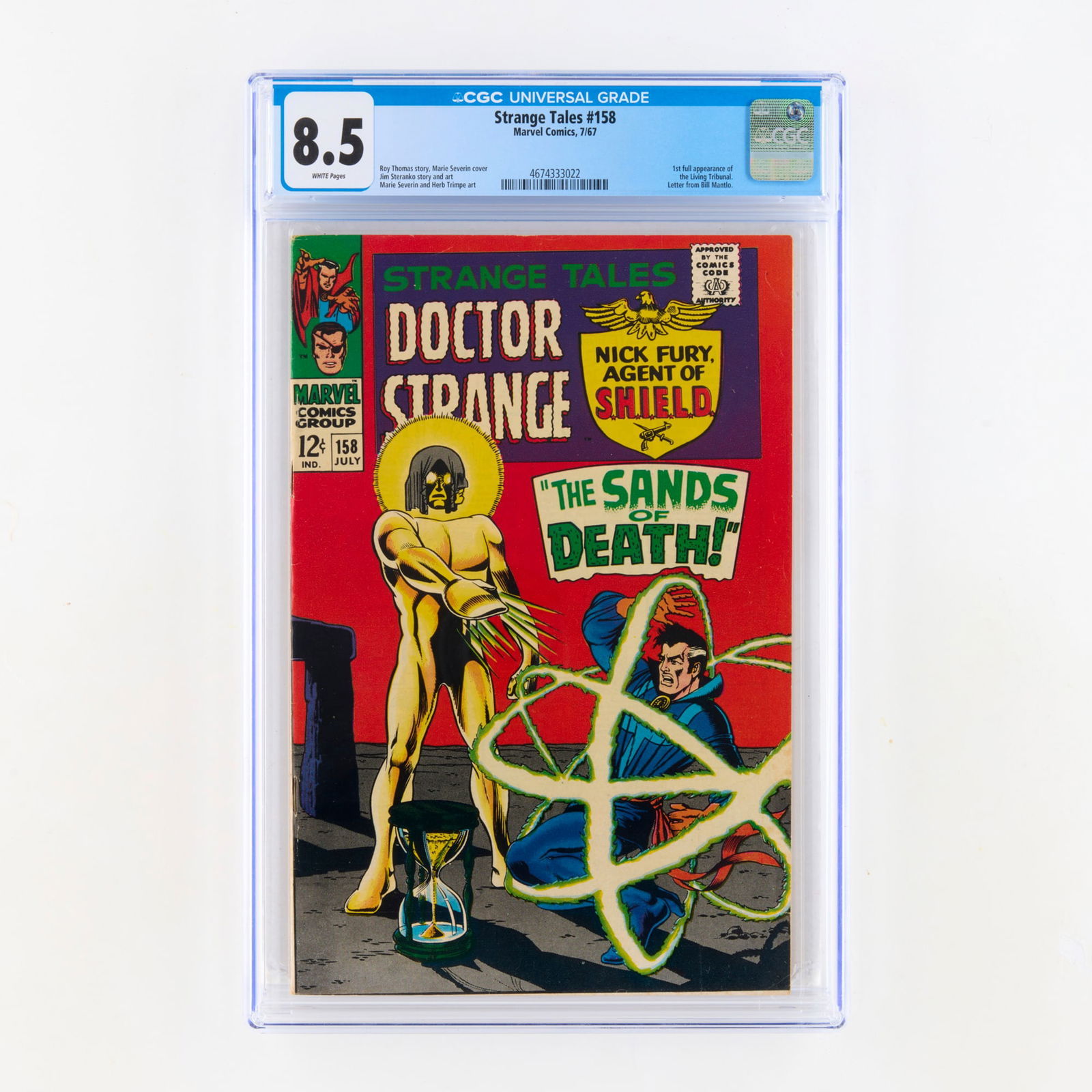 Marvel Comics Strange Tales #158 CGC 8.5 (1 of 2)