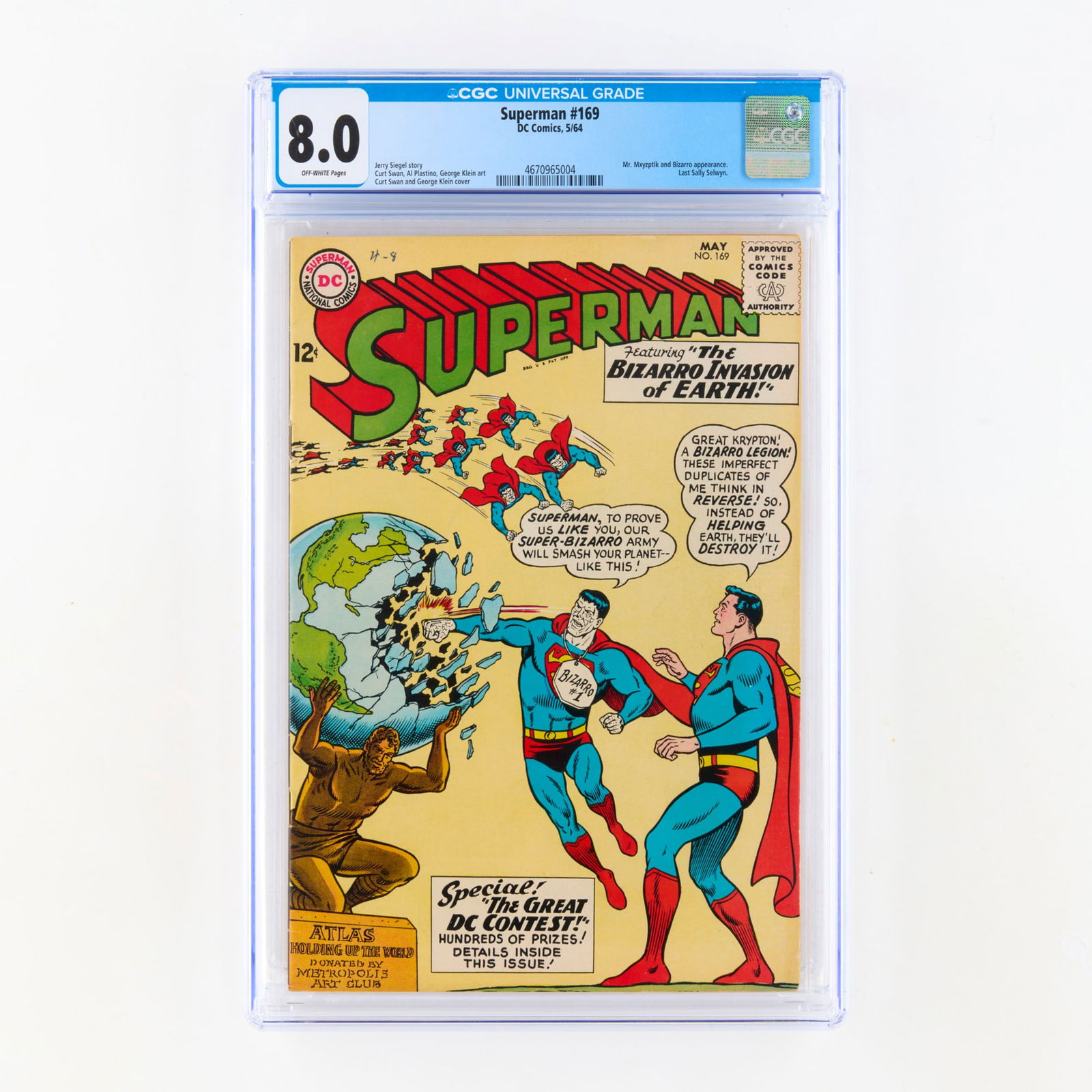 DC Comics Superman #169 CGC 8.0 (1 of 2)