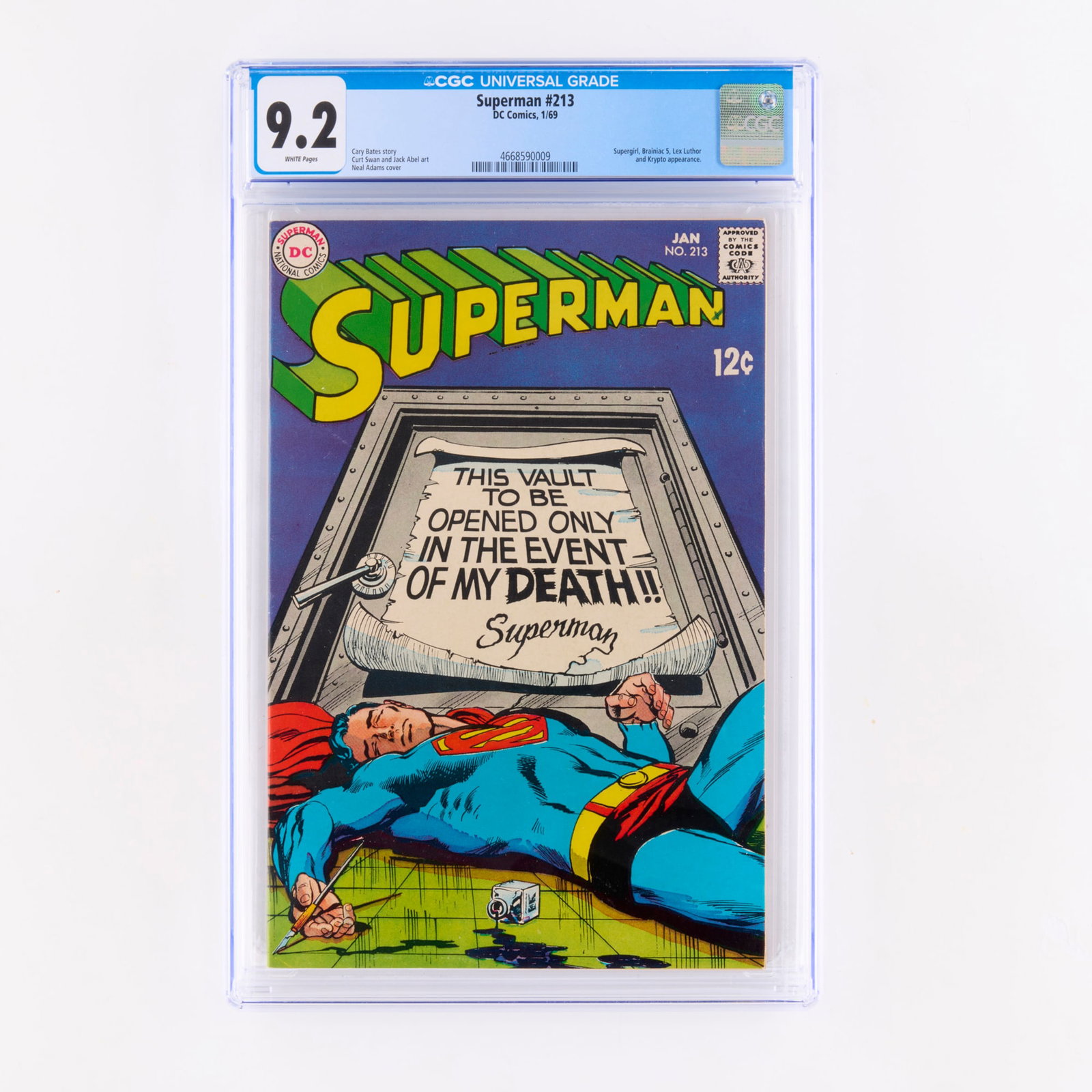 DC Comics Superman #213 CGC 9.2 (1 of 2)