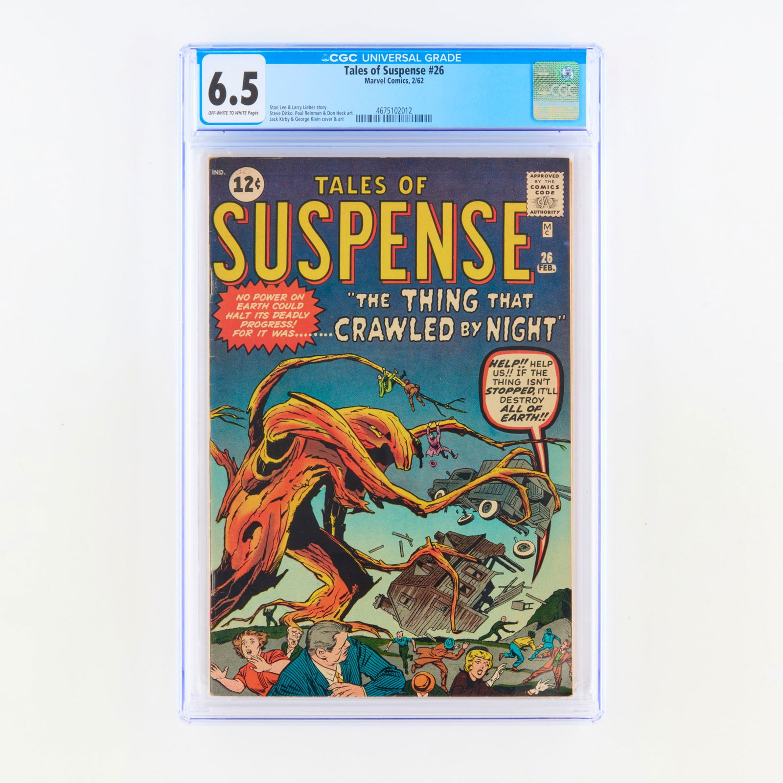Marvel Comics Tales of Suspense #26 CGC 6.5 (1 of 2)