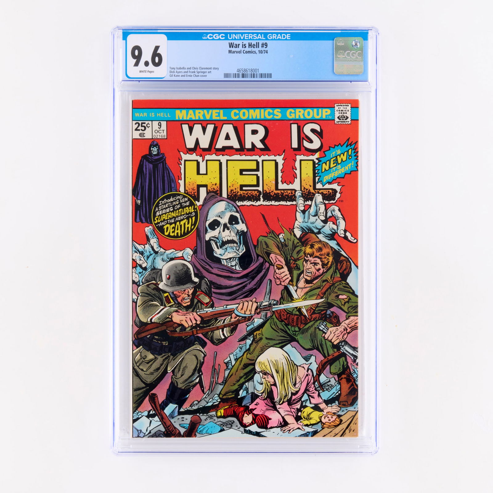 Marvel Comics War is Hell #9 CGC 9.6 (1 of 2)