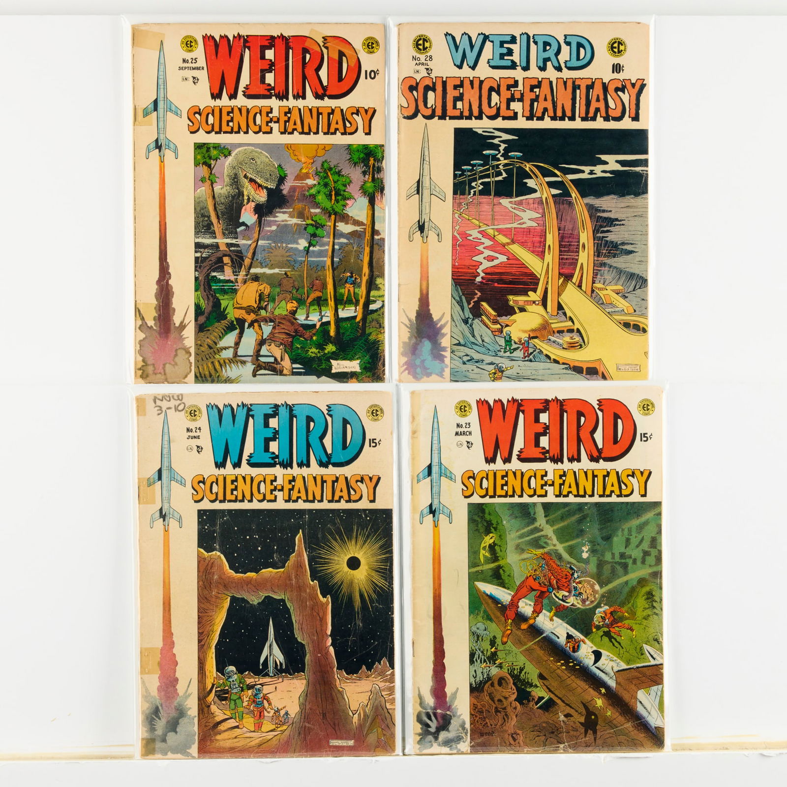 4 E.C. Comics Weird Science-Fantasy #23-#28 Group (1 of 1)