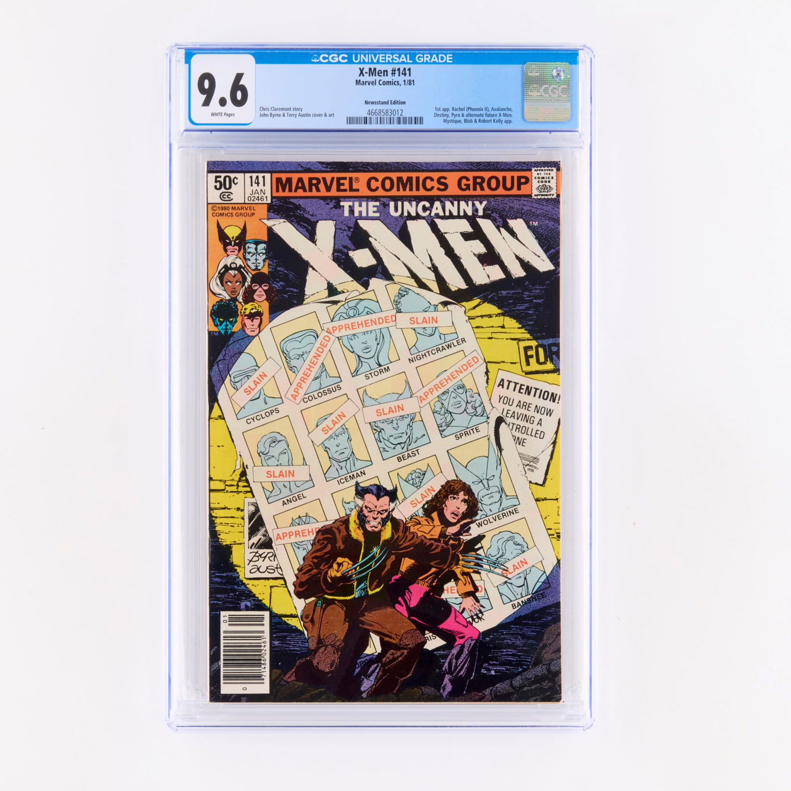 Marvel Comics X-Men #141 CGC 9.6 Newsstand (1 of 2)