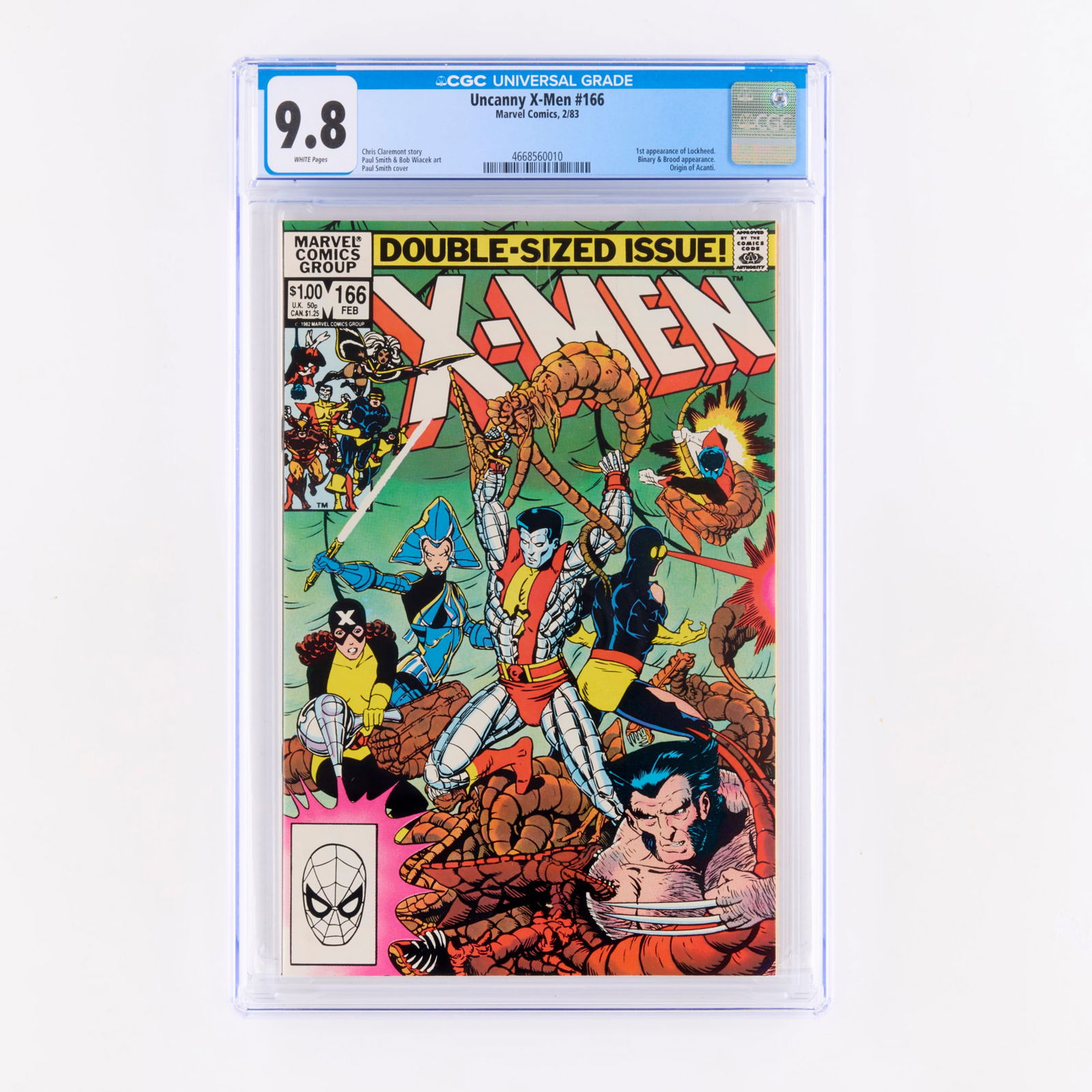 Marvel Comics Uncanny X-Men #166 CGC 9.8 (1 of 2)