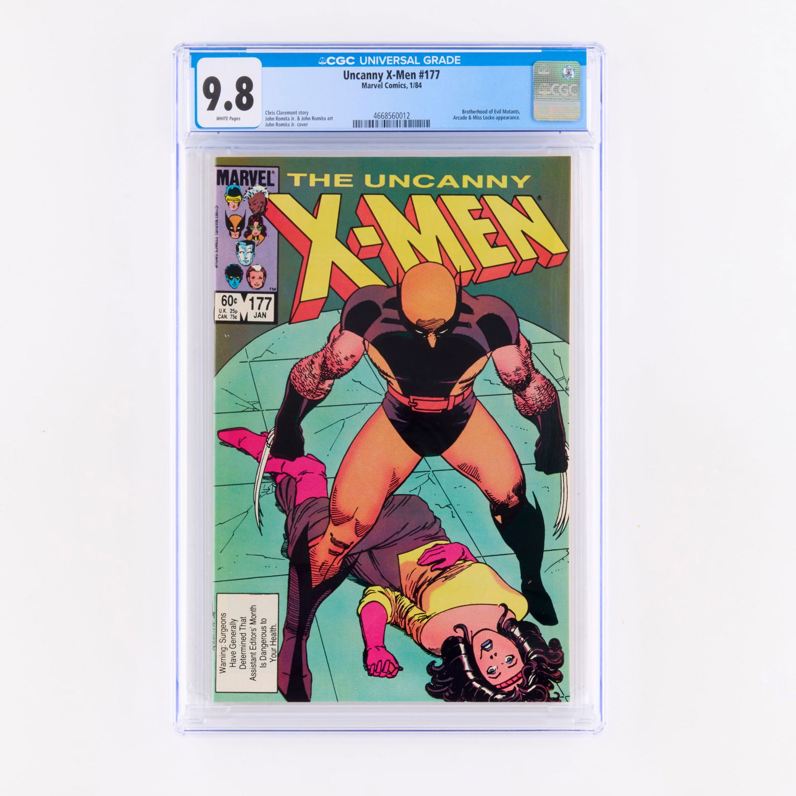 Marvel Comics Uncanny X-Men #177 CGC 9.8 (1 of 2)