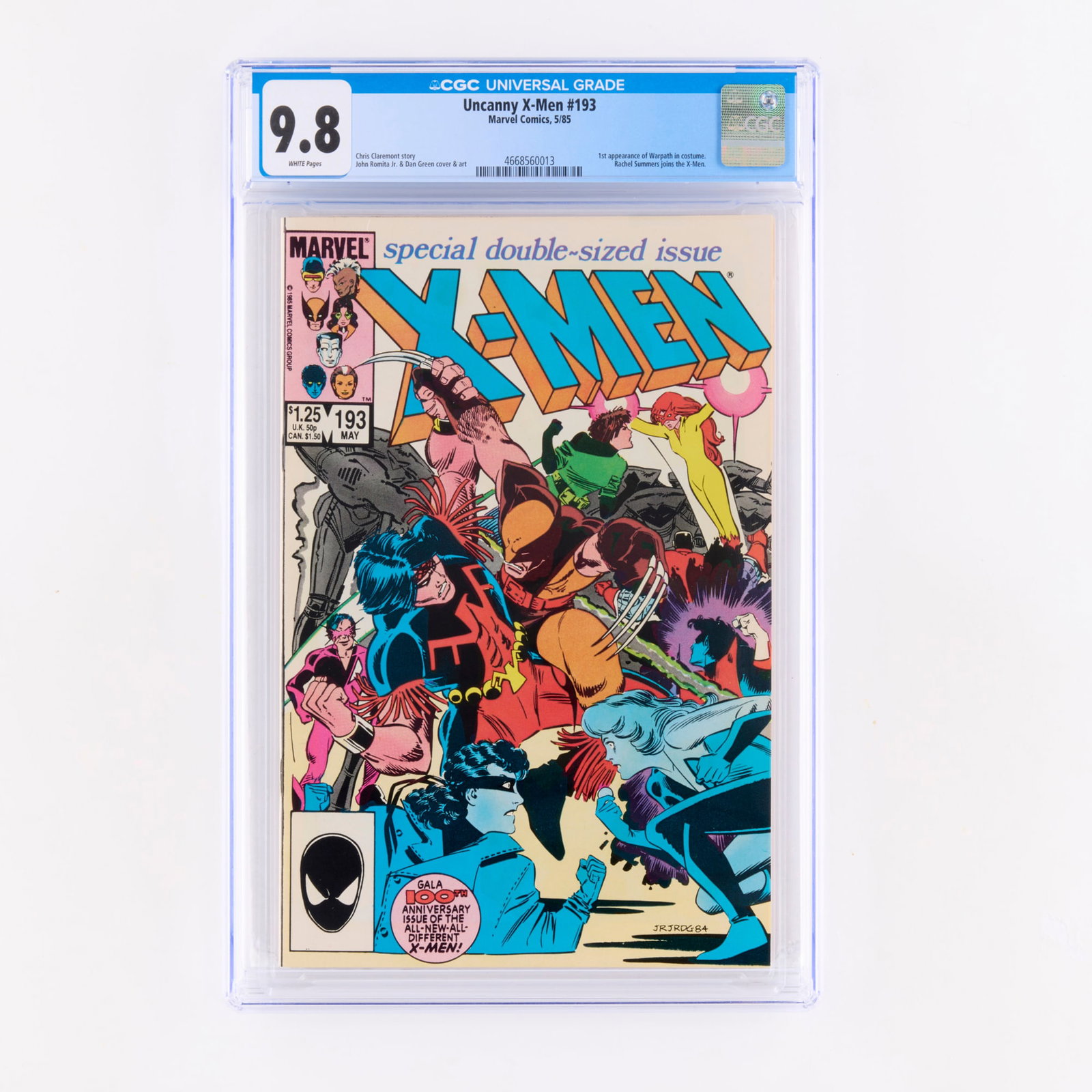 Marvel Comics Uncanny X-Men #193 CGC 9.8 (1 of 2)