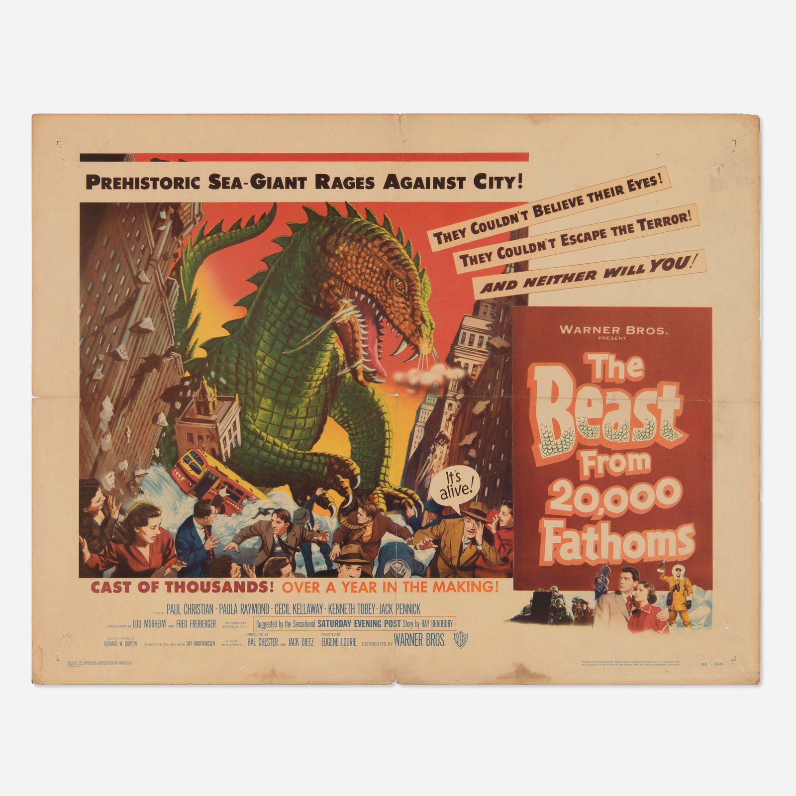 The Beast from 20,000 Fathoms (Warner Brothers, 1953) (1 of 2)