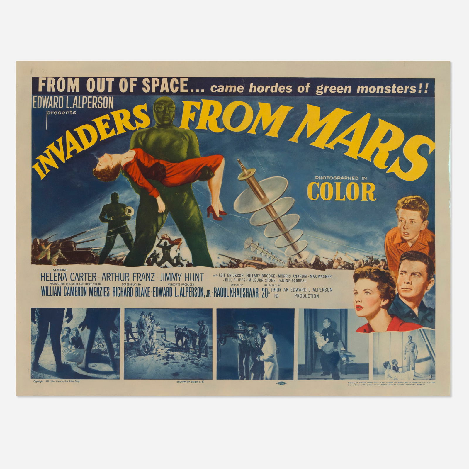Invaders from Mars (20th Century Fox, 1953) (1 of 2)