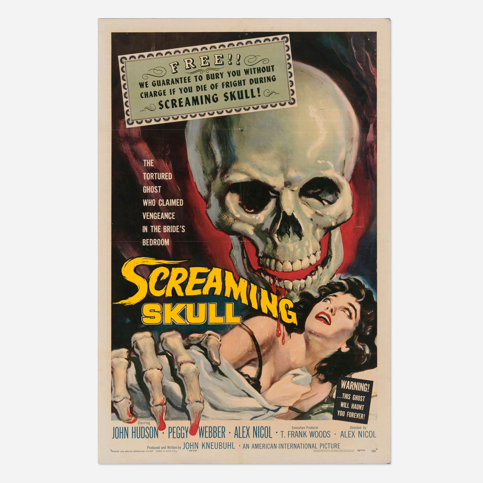 Screaming Skull (American International, 1958) (1 of 2)