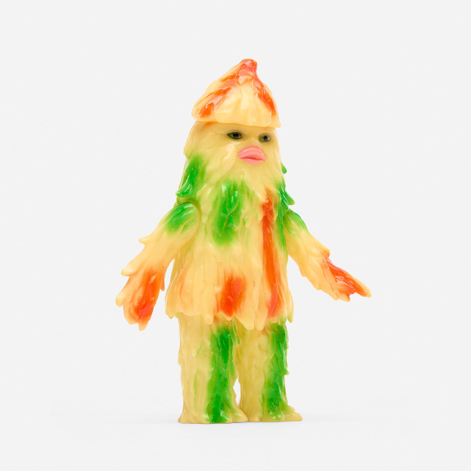 Bullmark Return of Ultraman Zazahn Standard Vinyl Glow Version: Bullmark Return of Ultraman Zazahn Standard Vinyl Glow Version BullmarkJapan, c. 1970 8.7 h x 5.5 w x 2 d in (22 x 14 x 5 cm) Highly desirable and rare glow spray finish example that seldomly appears