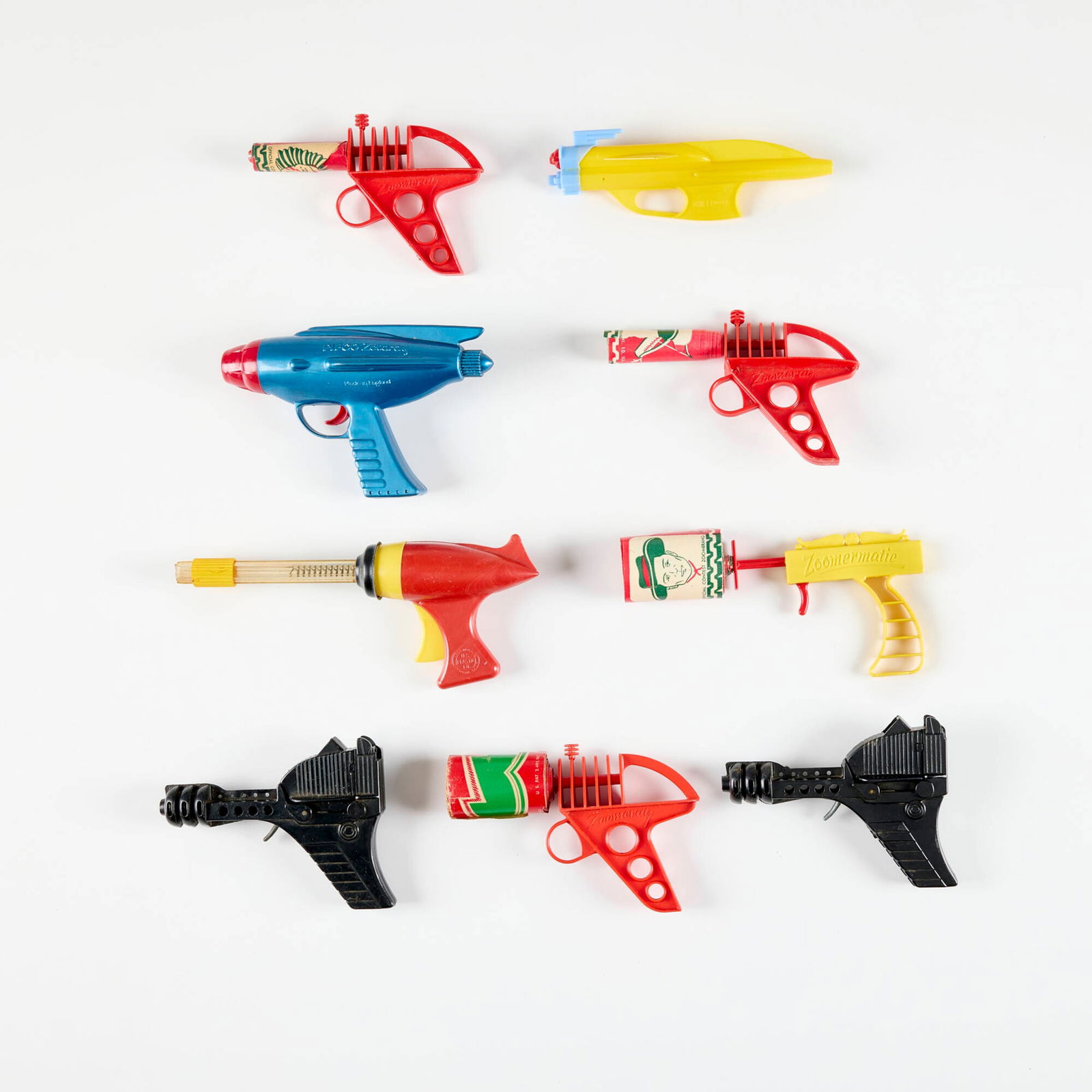 Nine Vintage Plastic Ray Guns (1 of 2)