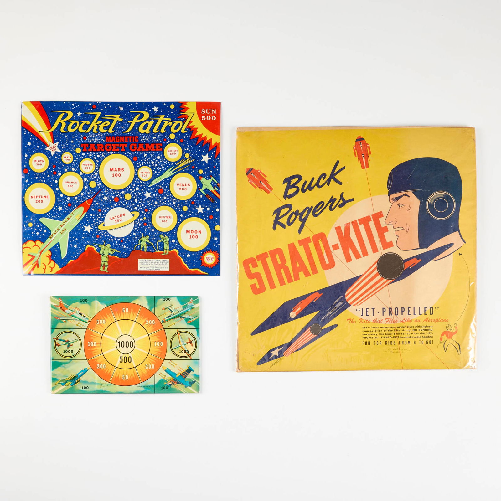 Vintage Space Toy and Target Board Group (1 of 3)