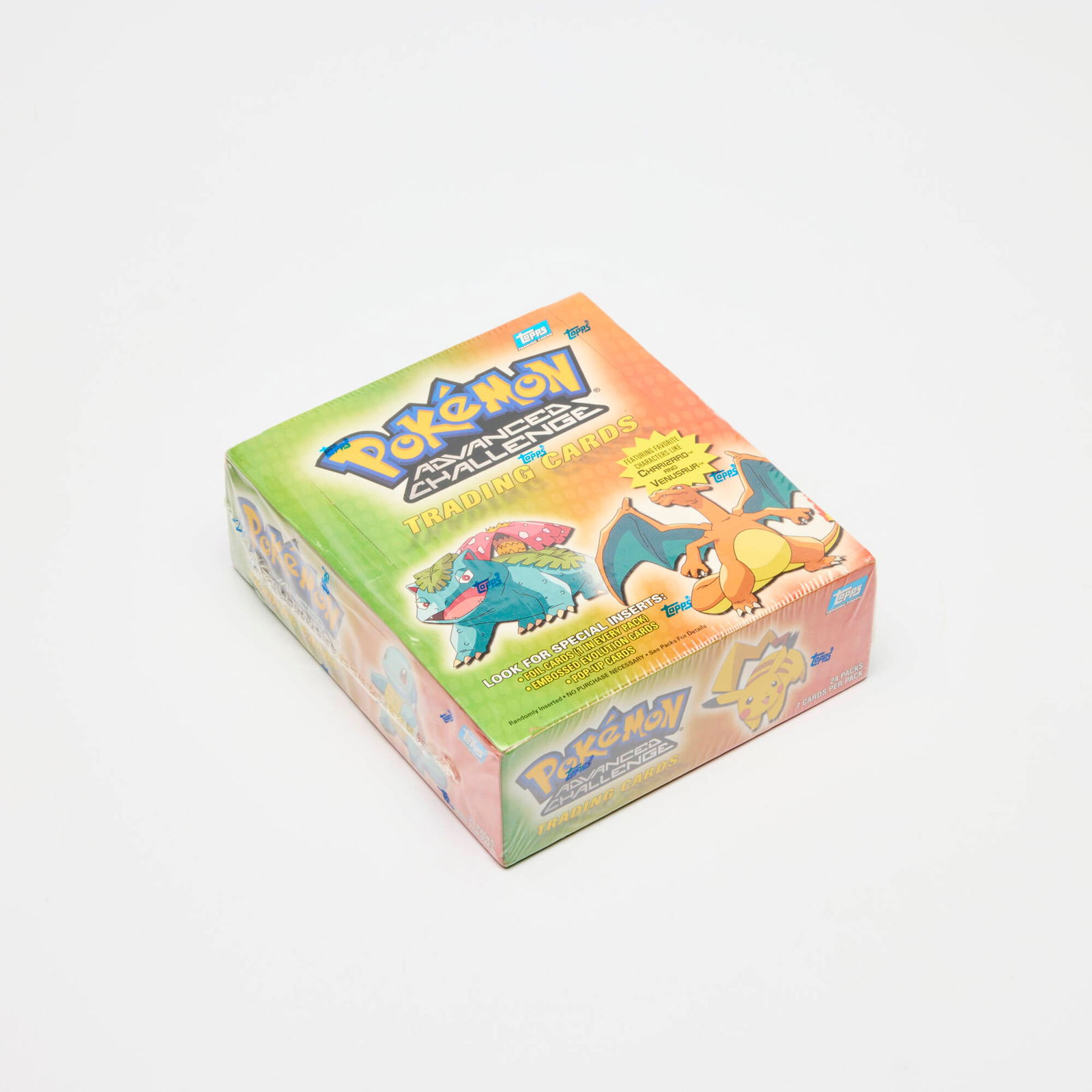 2004 Topps Pokemon Advanced Challenge Trading Card Box Factory Sealed: 2004 Topps Pokemon Advanced Challenge Trading Card Box Factory Sealed USA, 2004 A sealed box from the Pokemon Advanced Challenge Topps series, this 2004 release follows Ash and friends through the Hoe