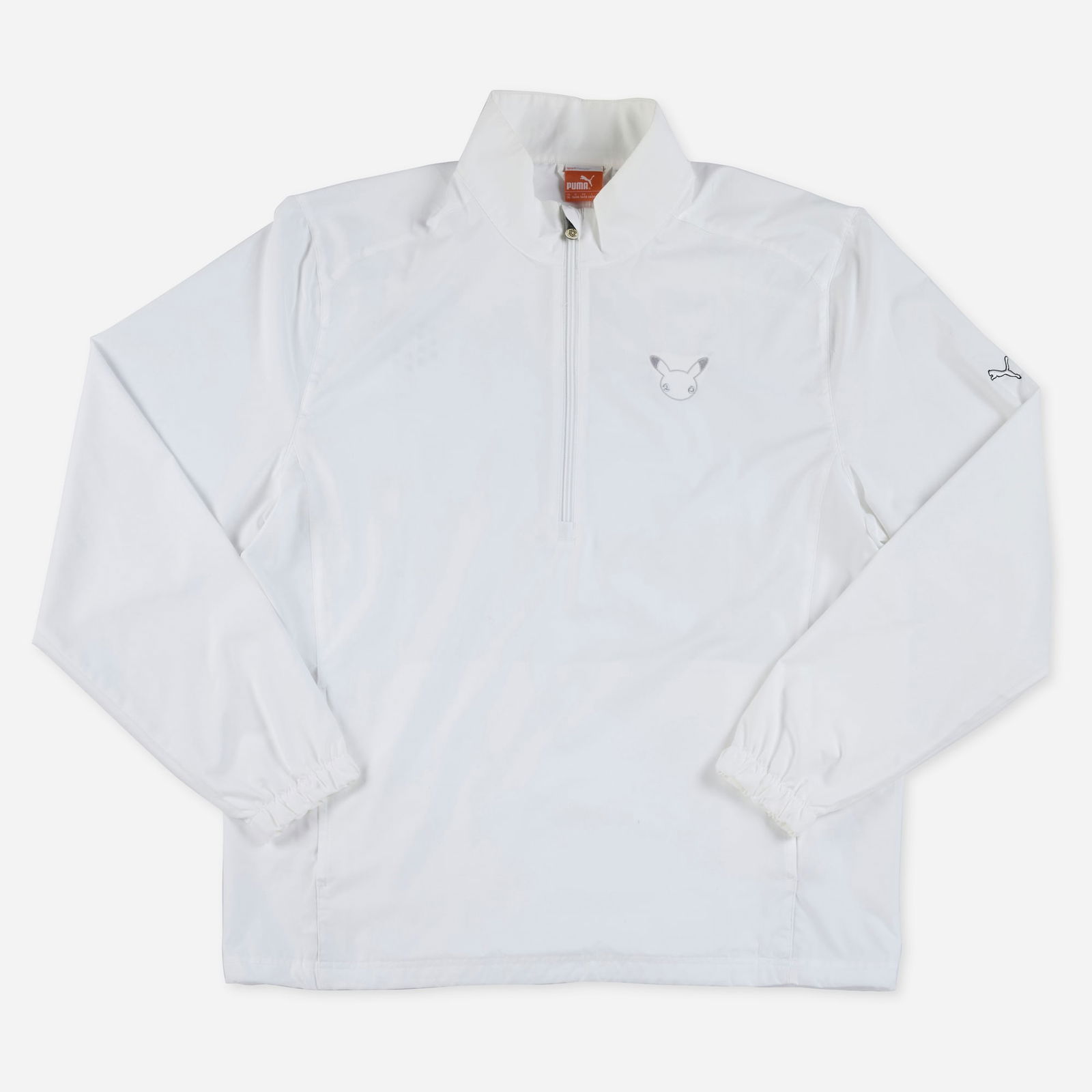 2016 Pokemon 20th Anniversary PGT Puma 1/2 Zip Windbreaker White XL (1 of 2)
