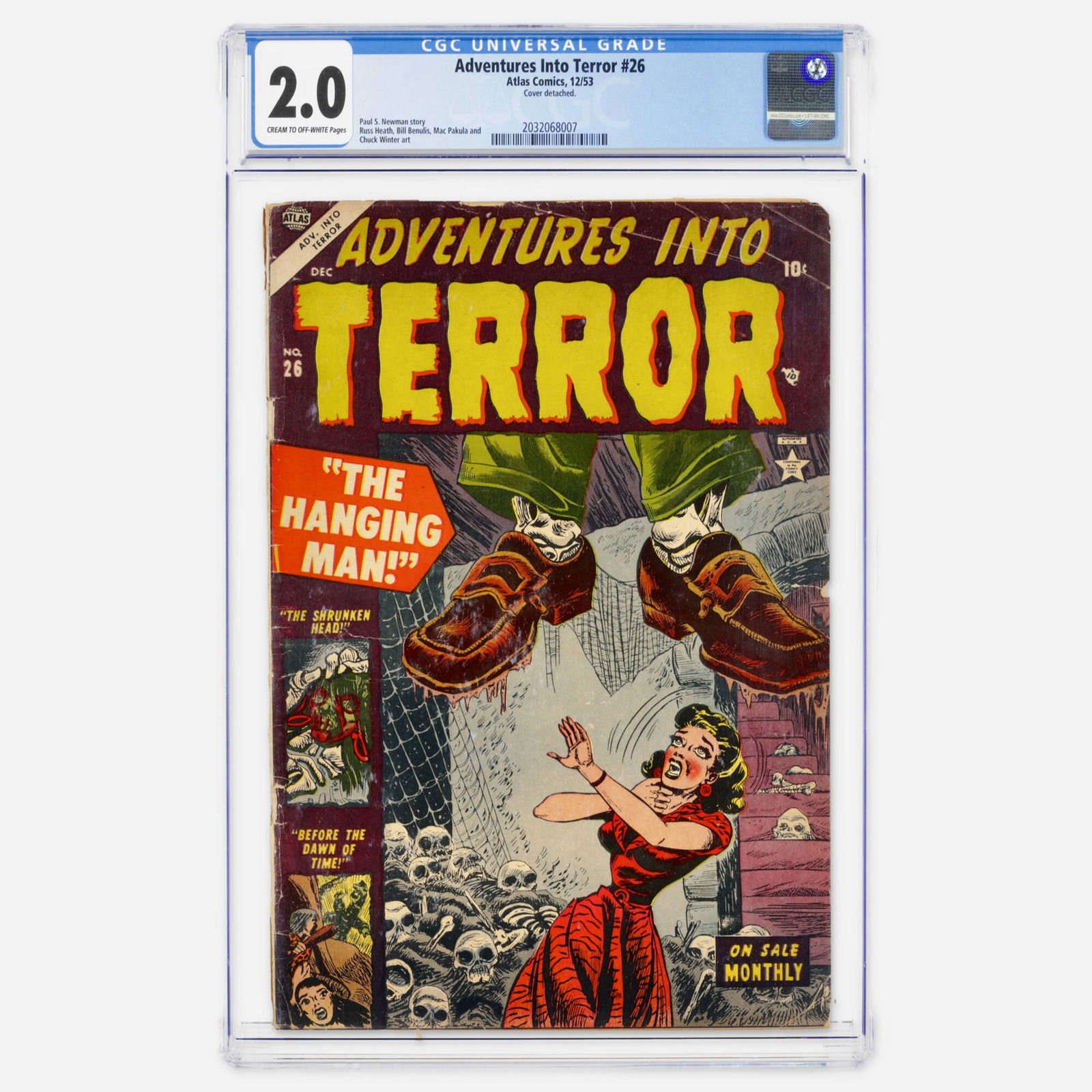 Atlas Comics Adventures Into Terror #26 CGC 2.0 (1 of 2)