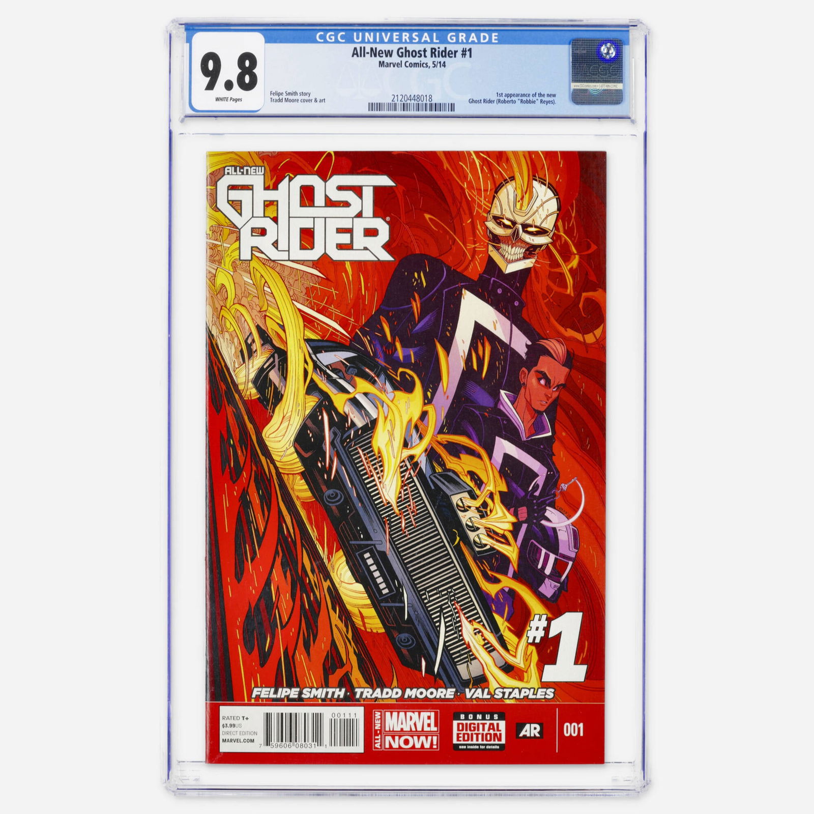 Marvel Comics All-New Ghost Rider #1 CGC 9.8 (1 of 2)