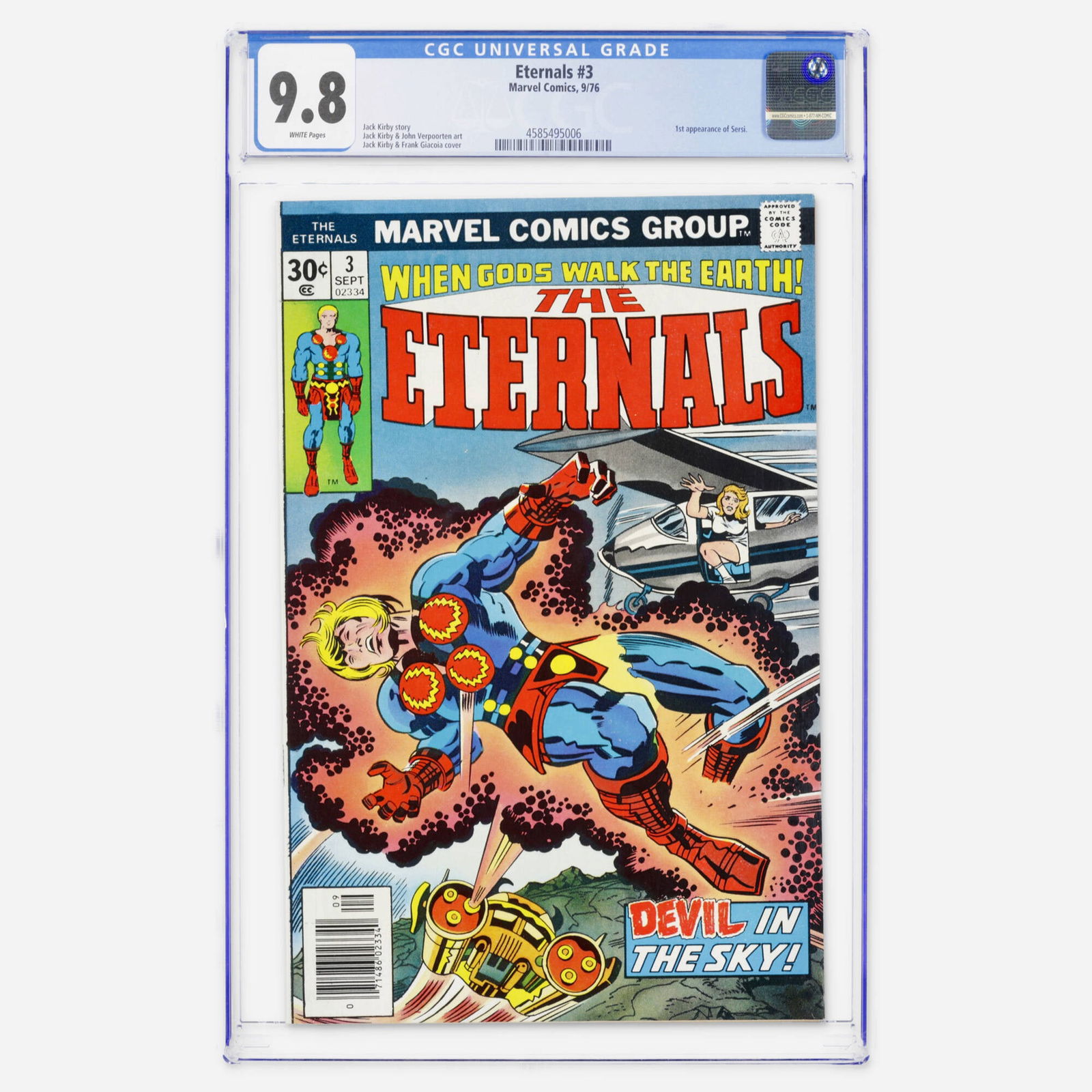 Marvel Comics Eternals #3 CGC 9.8 (1 of 2)