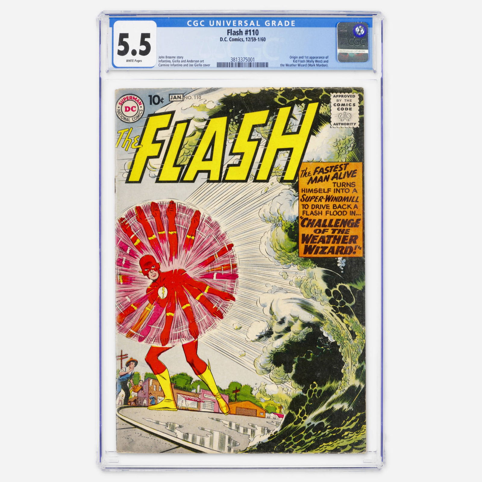 DC Comics Flash #110 CGC 5.5 (1 of 2)