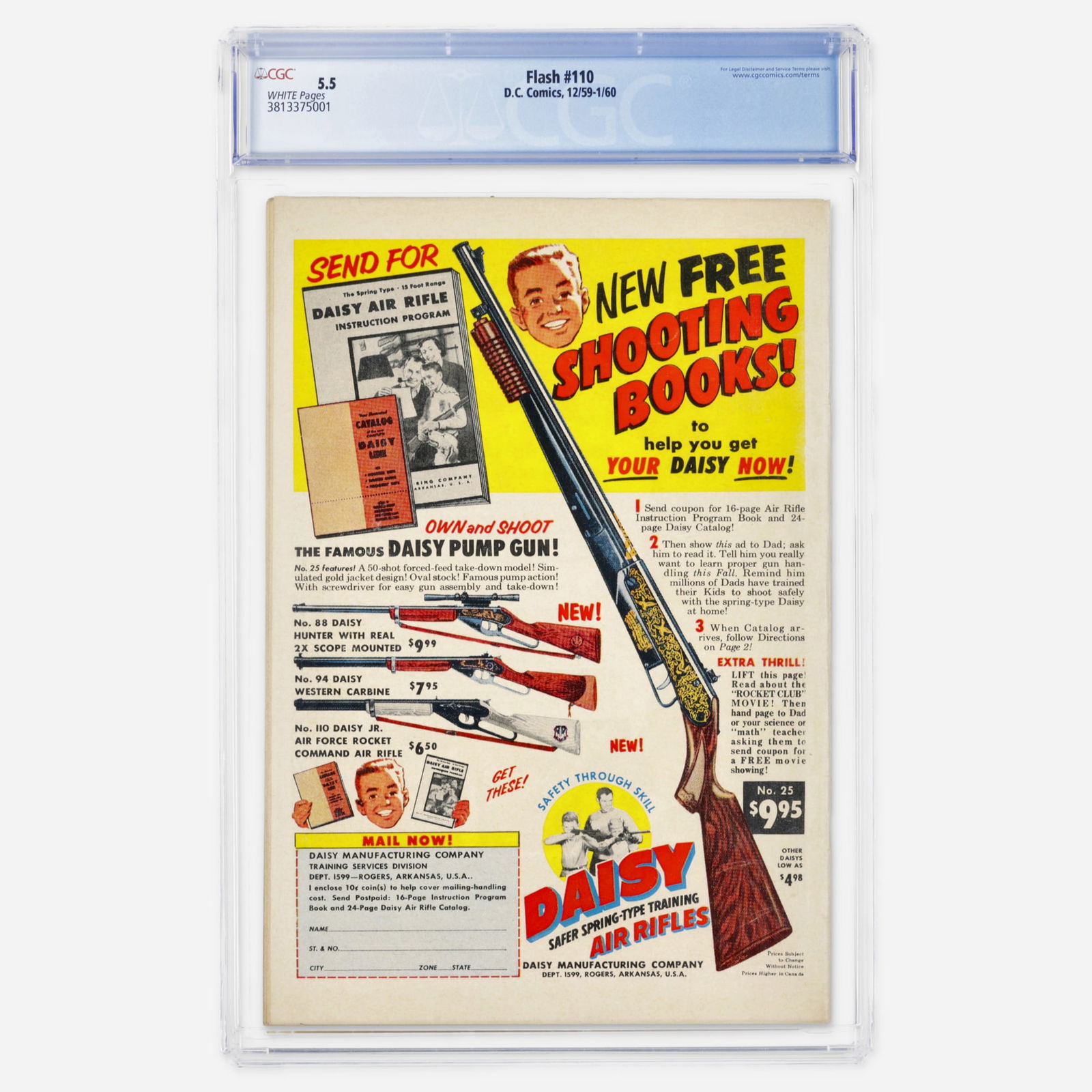 DC Comics Flash #110 CGC 5.5 - 2