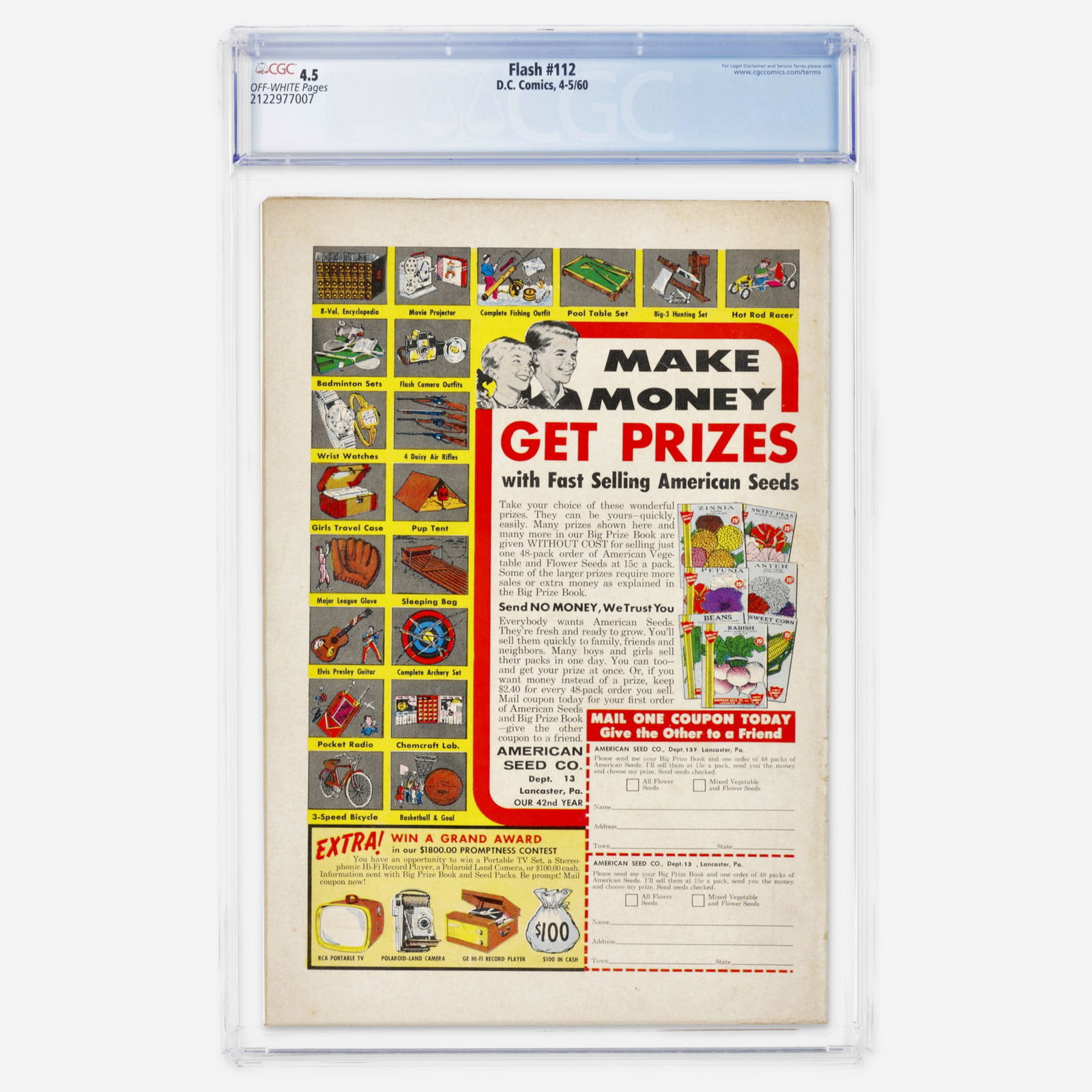 DC Comics Flash #112 CGC 4.5 - 2