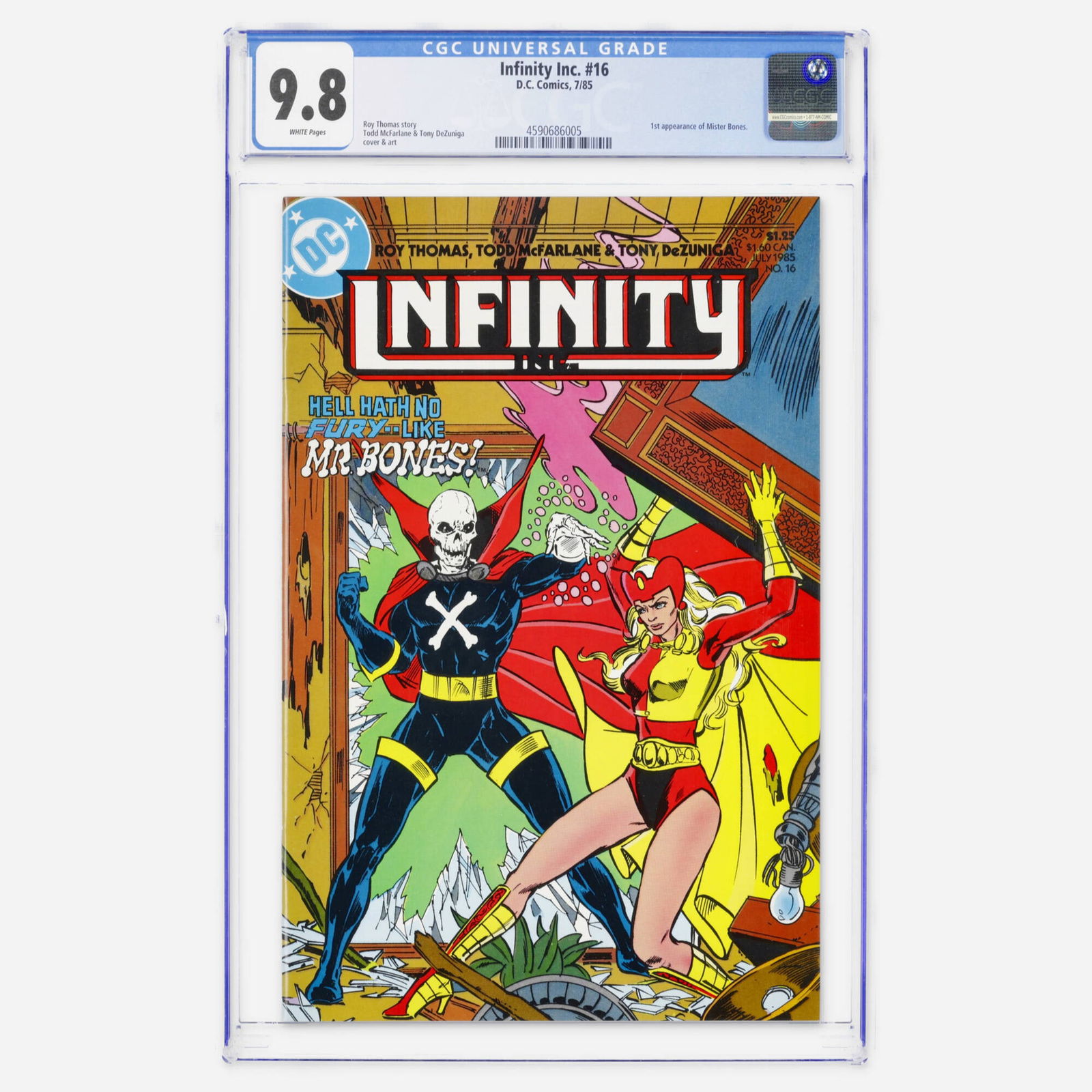 DC Comics Infinity Inc. #16 CGC 9.8 (1 of 2)