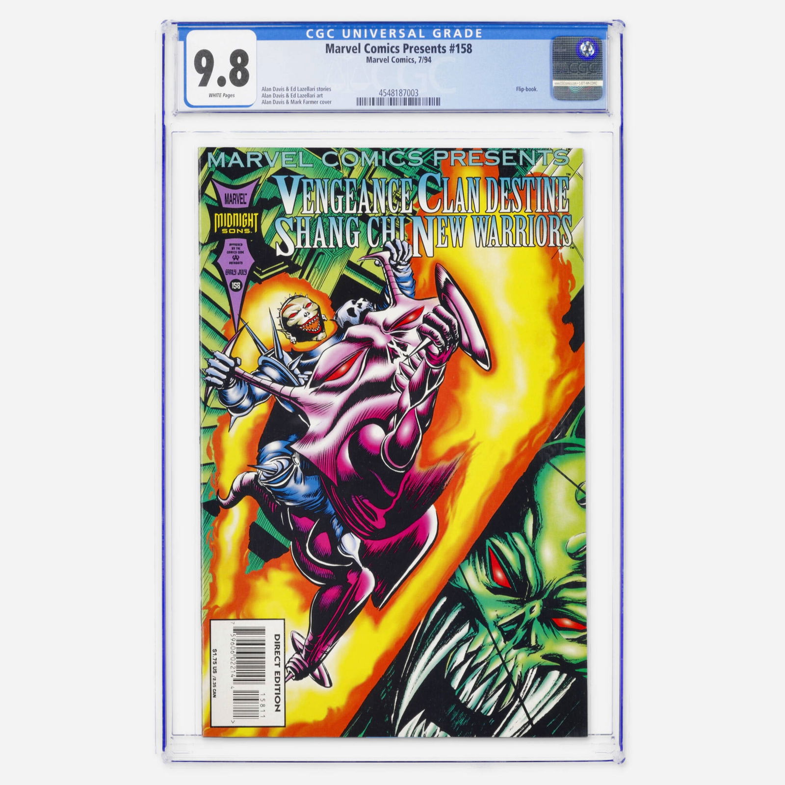 Marvel Comics Marvel Comics Presents #158 CGC 9.8 (1 of 2)