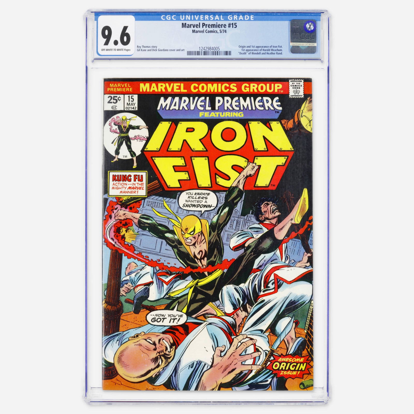 Marvel Comics Marvel Premiere #15 CGC 9.6 (1 of 2)