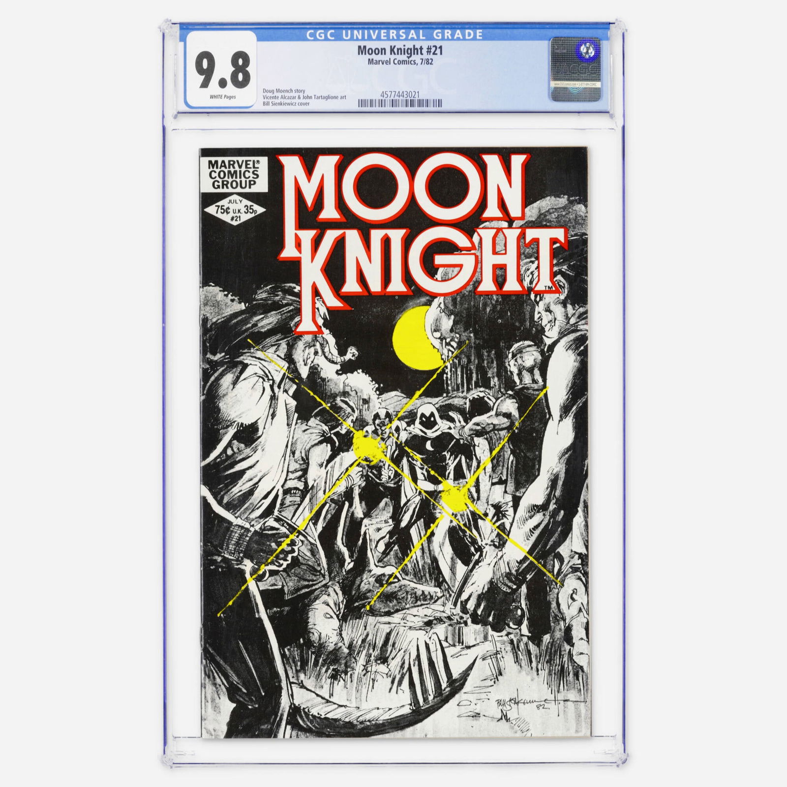 Marvel Comics Moon Knight #21 CGC 9.8 (1 of 2)