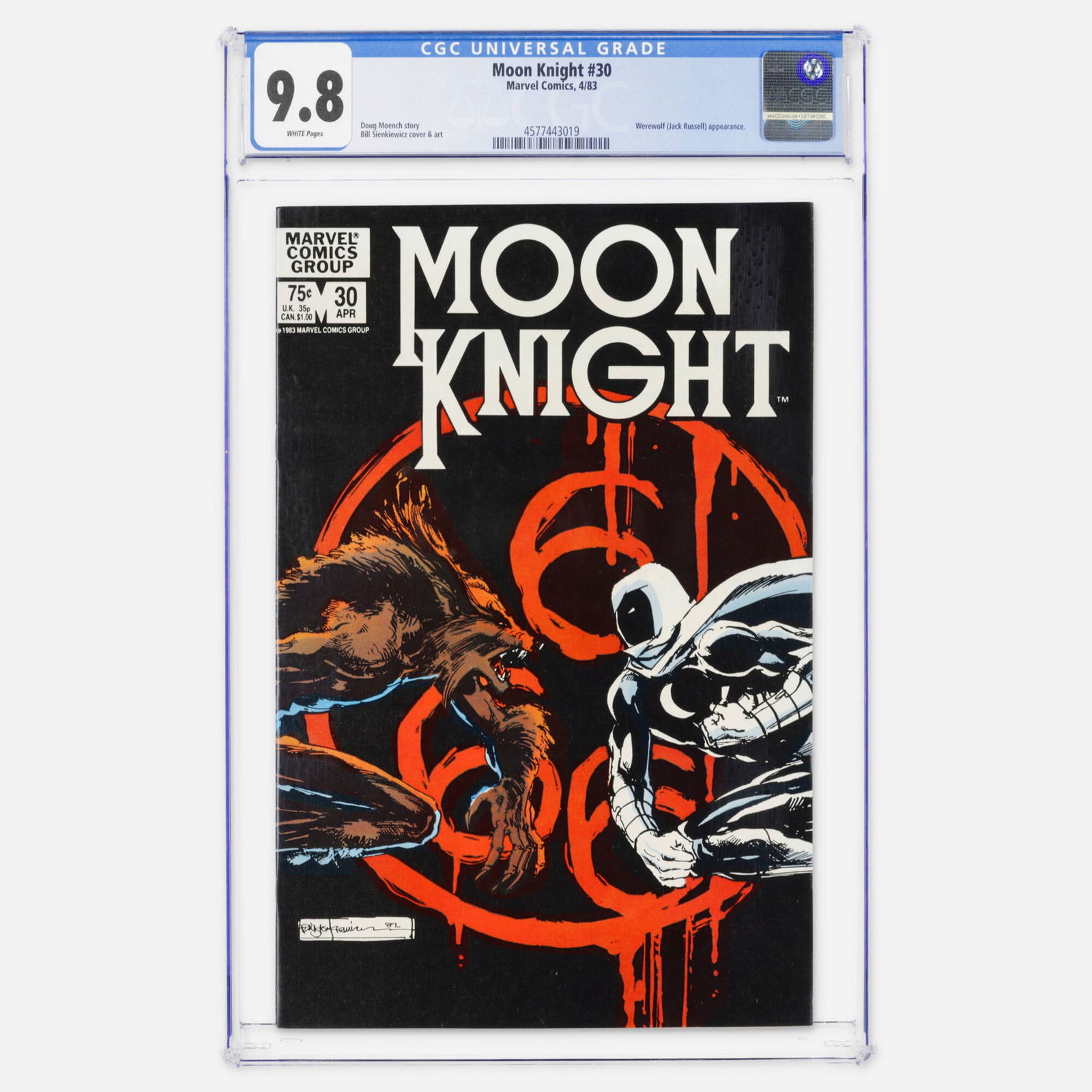 Marvel Comics Moon Knight #30 CGC 9.8 (1 of 2)