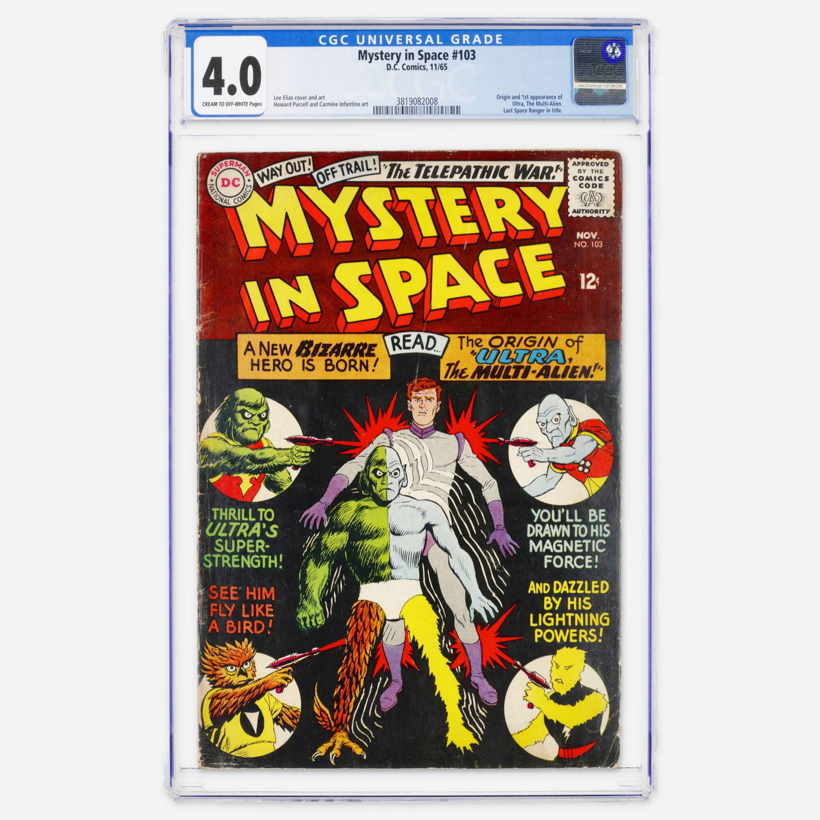 DC Comics Mystery in Space #103 CGC 4.0 (1 of 2)