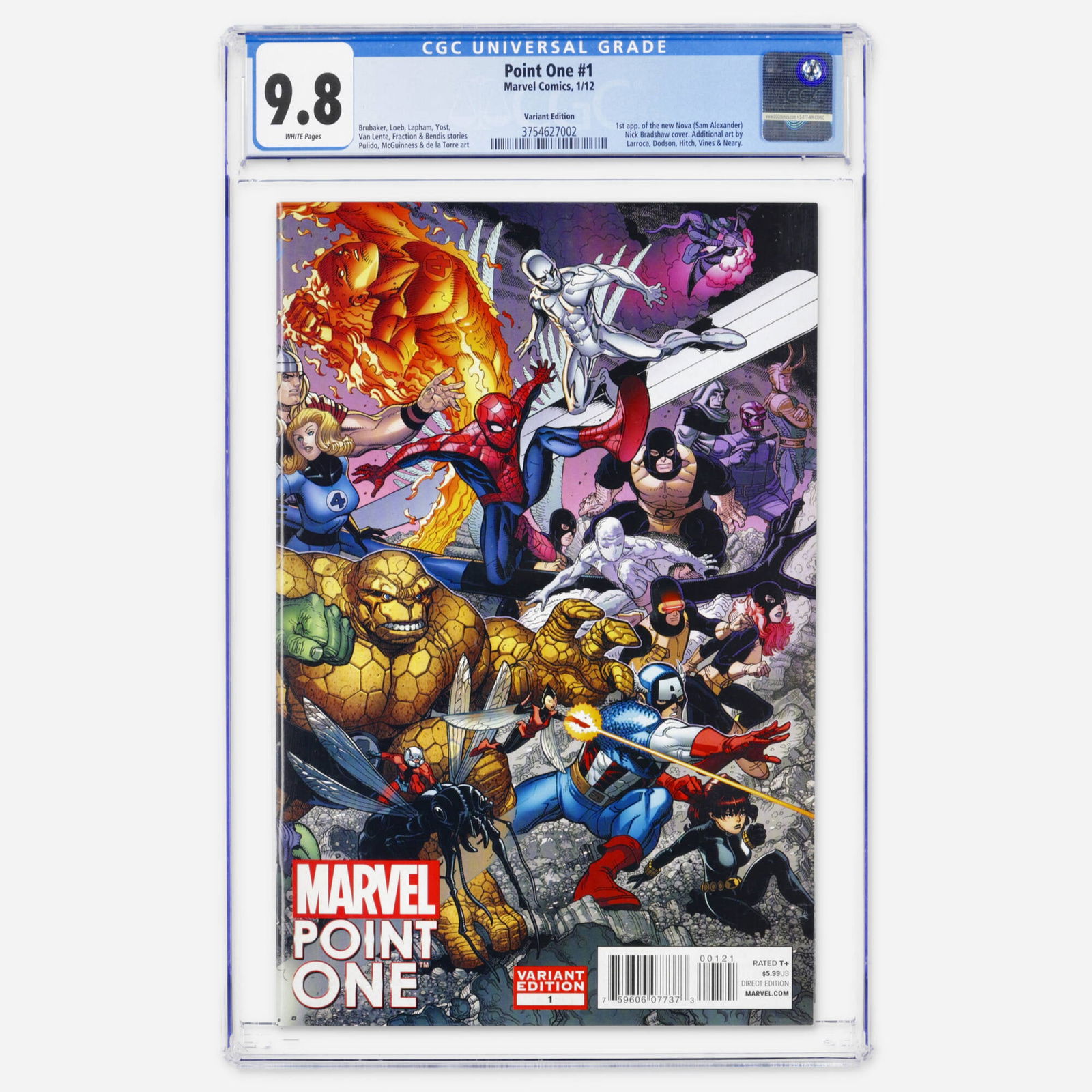 Marvel Comics Point One #1 CGC 9.8 Variant (1 of 2)