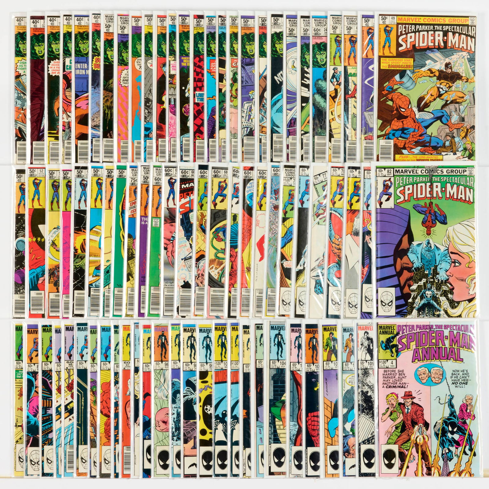 81 Marvel Comics Savage She-Hulk and Spectacular Spider-Man Group (1 of 1)