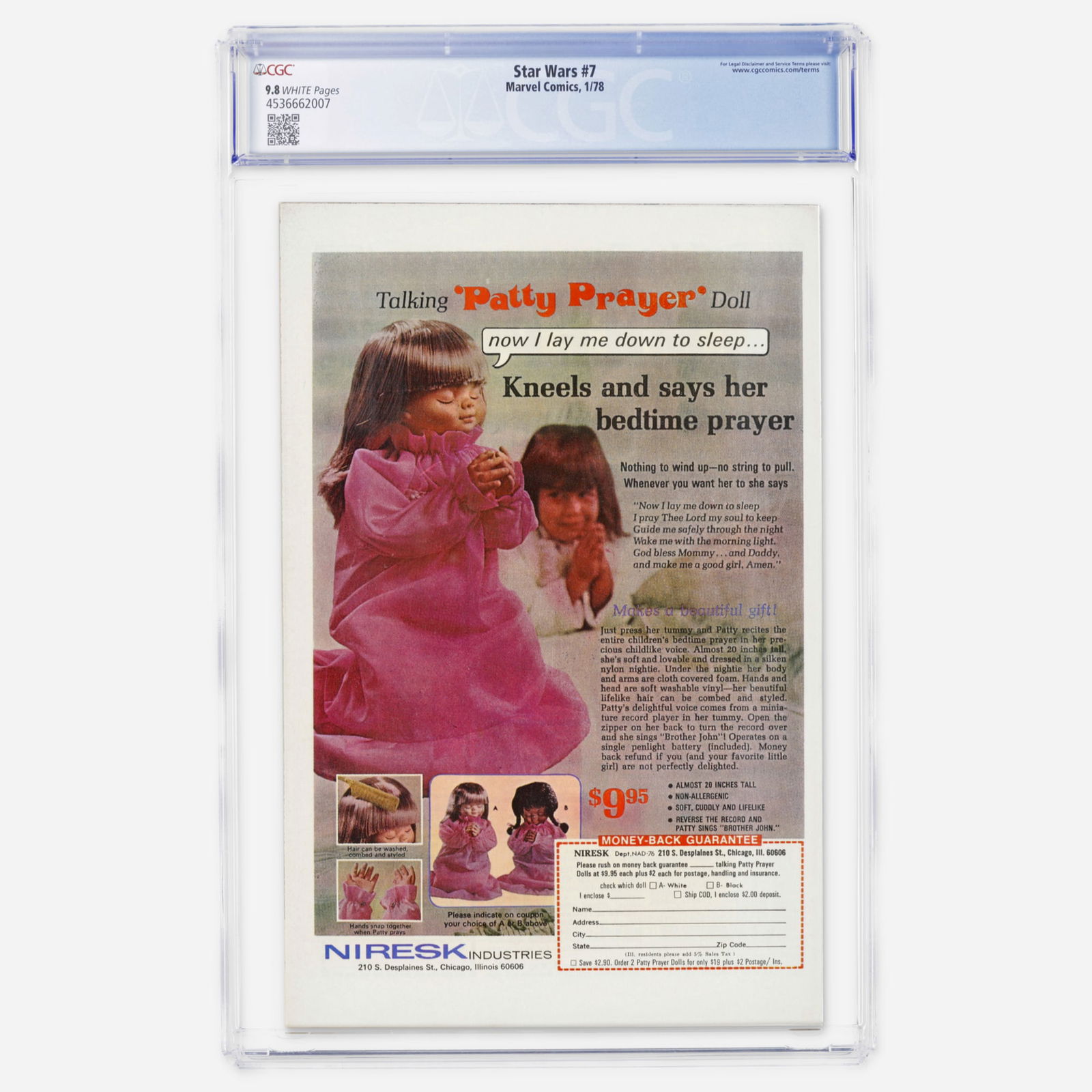 Marvel Comics Star Wars #7 CGC 9.8 - 2