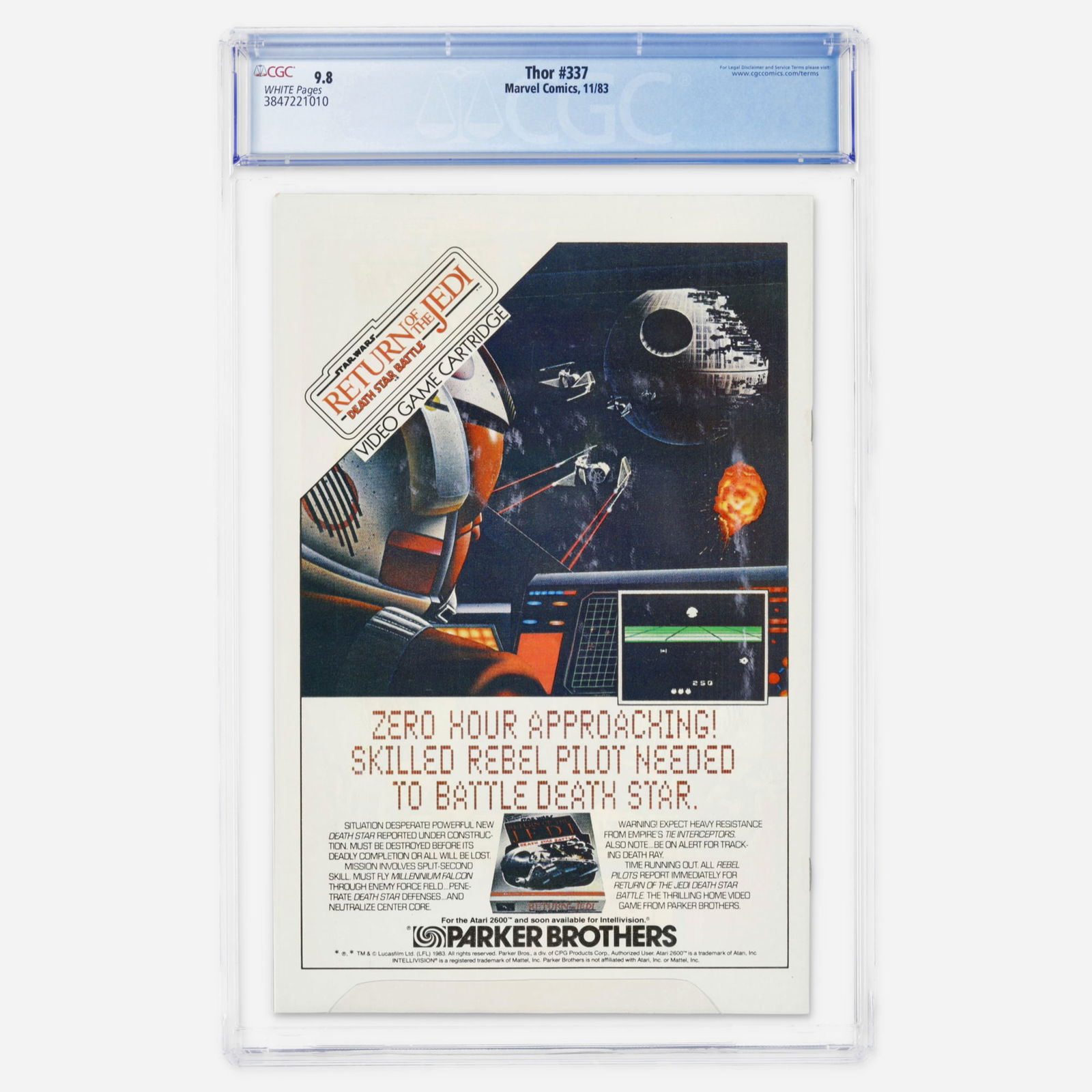 Marvel Comics Thor #337 CGC 9.8 - 2