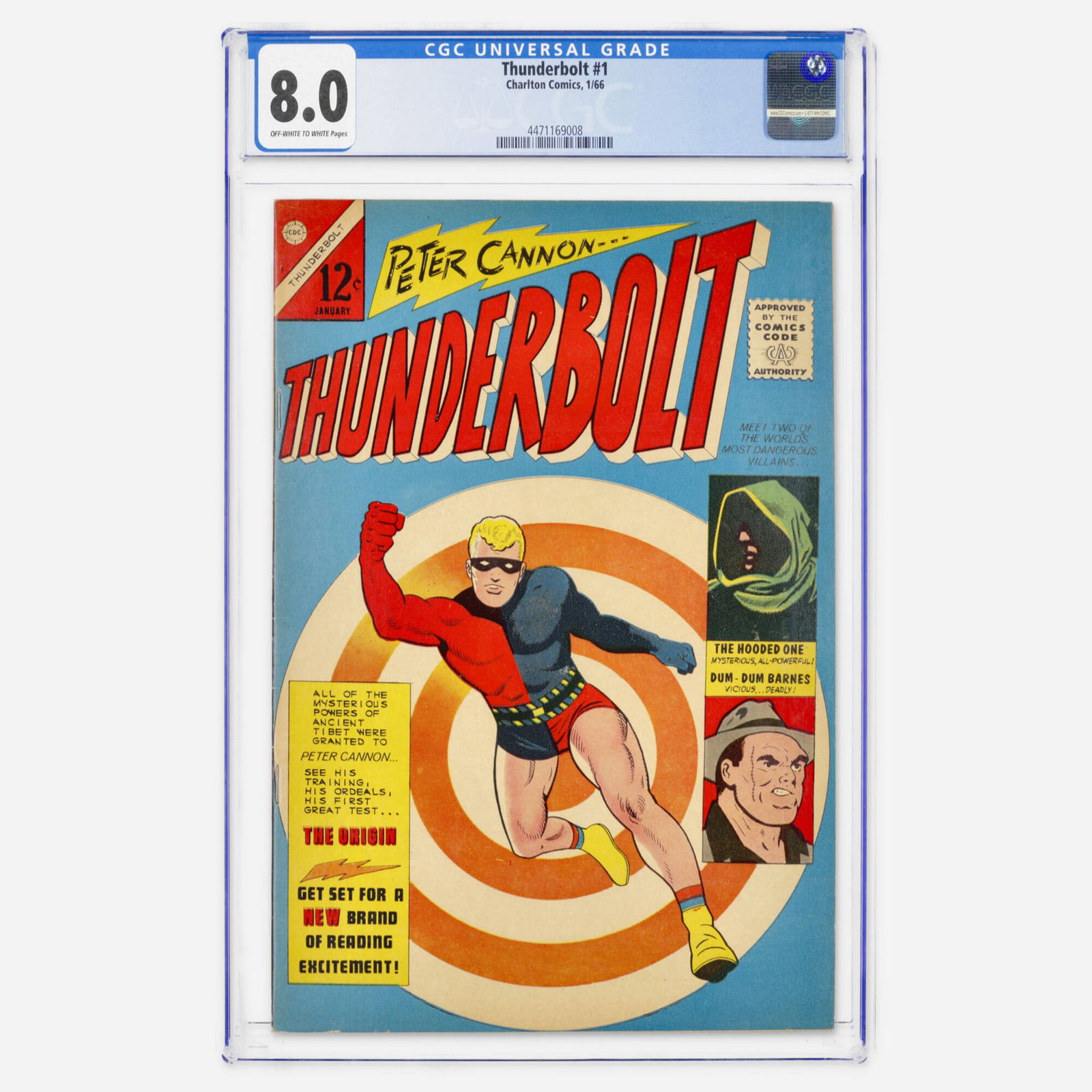 Charlton Comics Thunderbolt #1 CGC 8.0 (1 of 2)