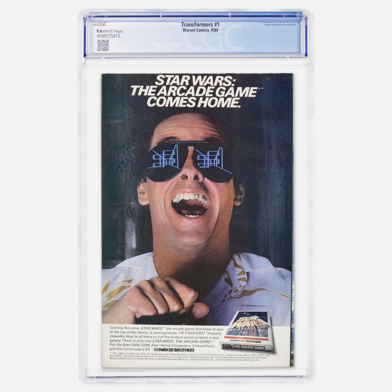 Marvel Comics Transformers #1 CGC 9.4 - 2