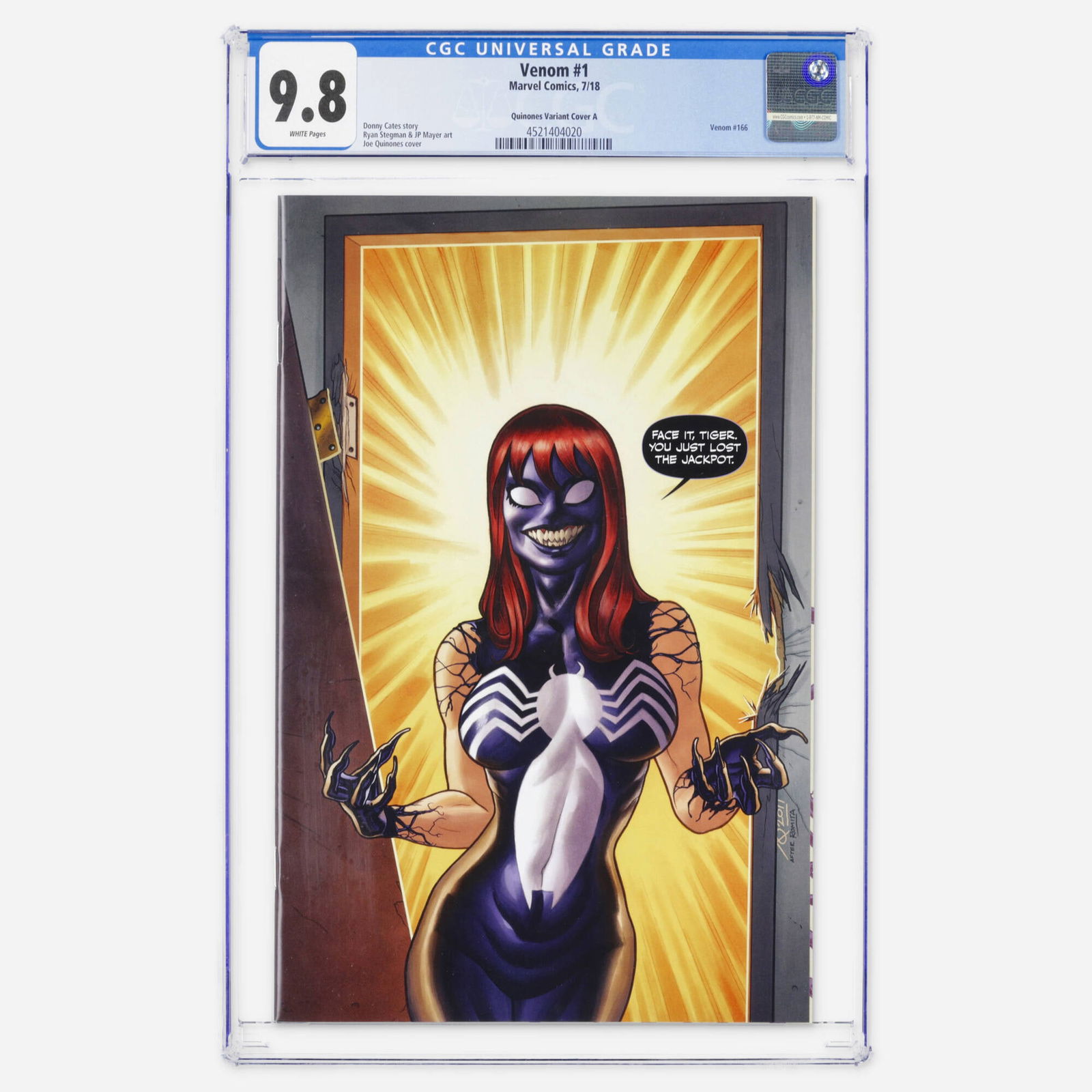 Marvel Comics Venom #1 CGC 9.8 Quinones Variant (1 of 2)