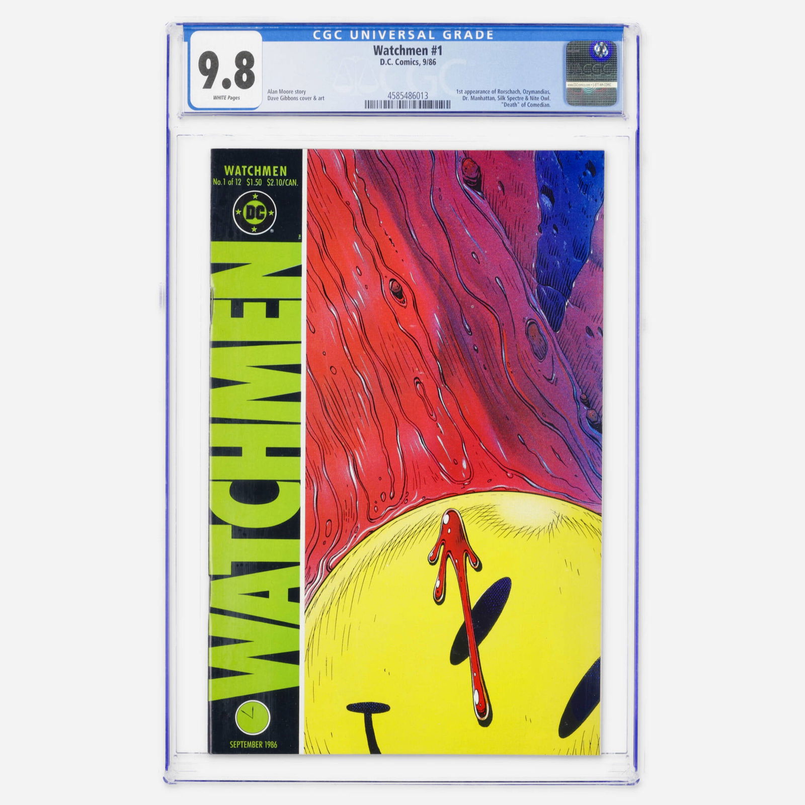 DC Comics Watchmen #1 CGC 9.8 (1 of 2)