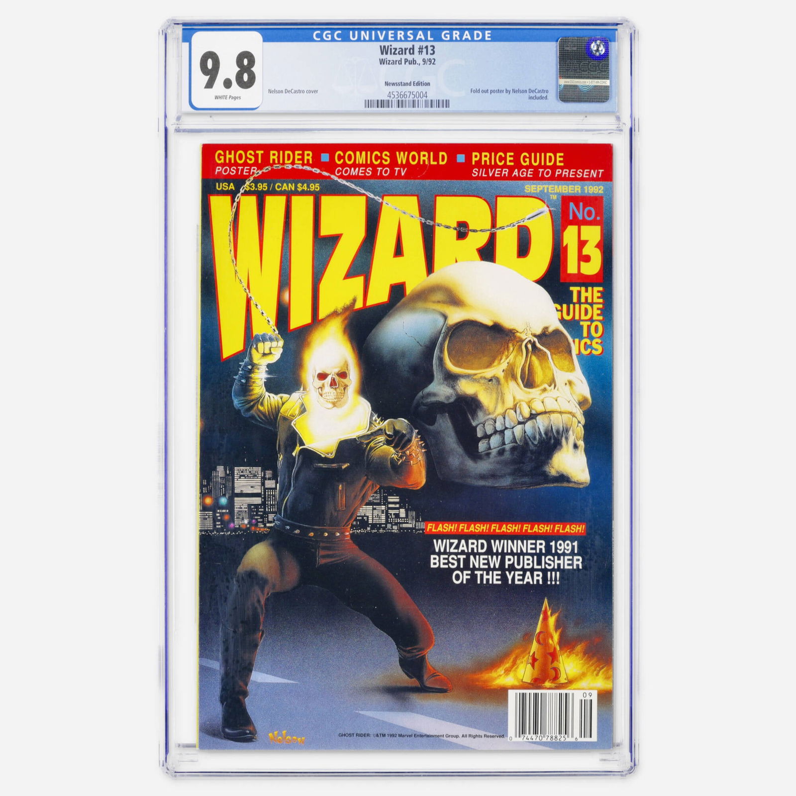 Wizard Pub. Wizard #13 CGC 9.8 Newsstand (1 of 2)