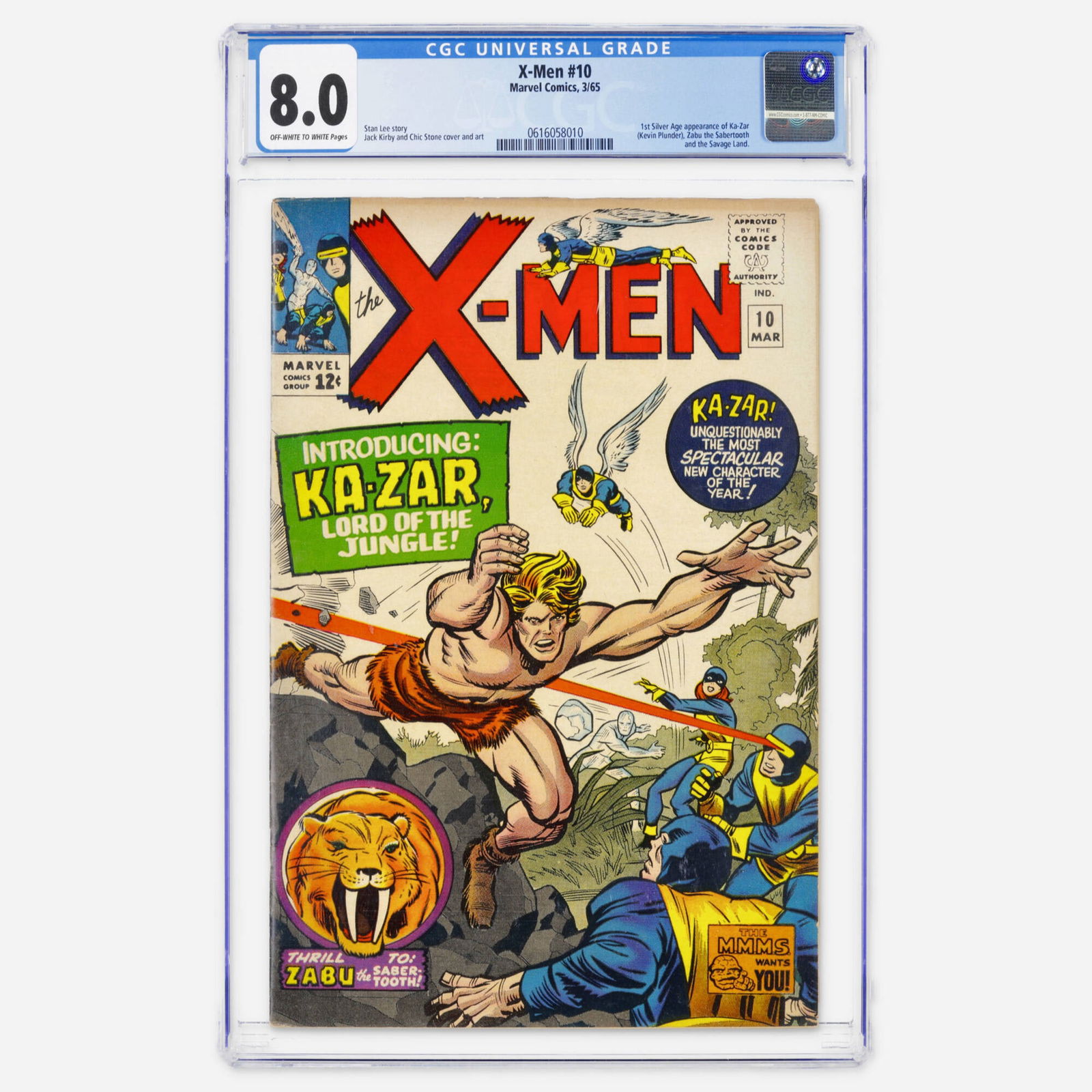 Marvel Comics X-Men #10 CGC 8.0 (1 of 2)