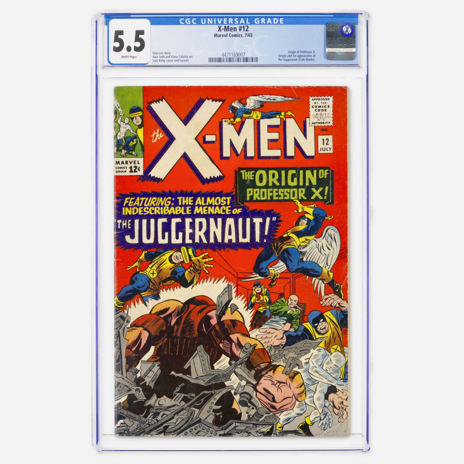 Marvel Comics X-Men #12 CGC 5.5 (1 of 2)