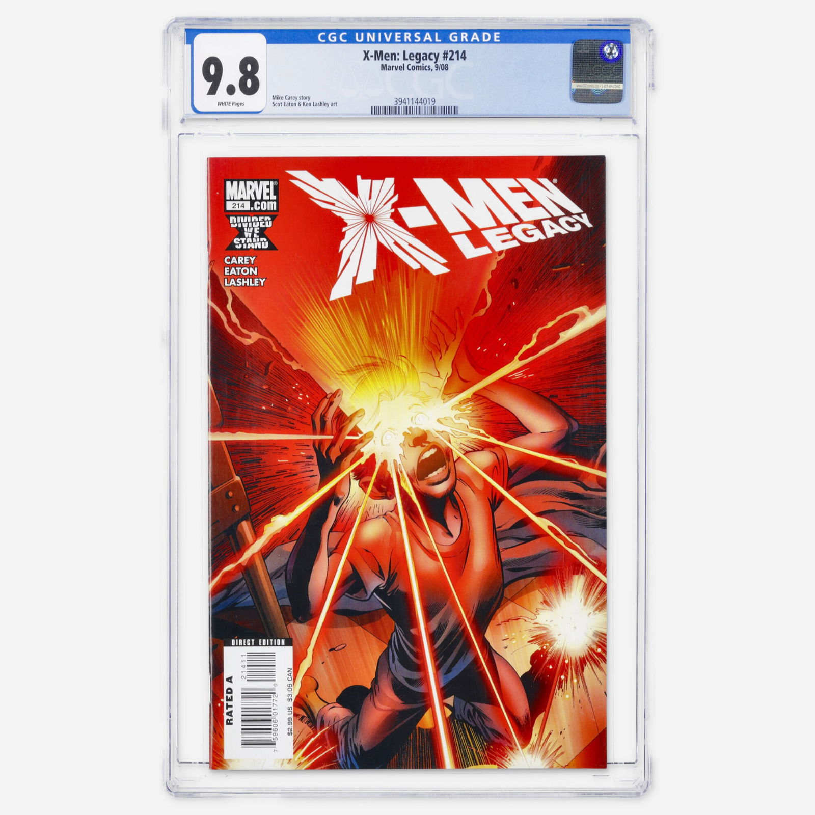 Marvel Comics X-Men: Legacy #214 CGC 9.8 (1 of 2)