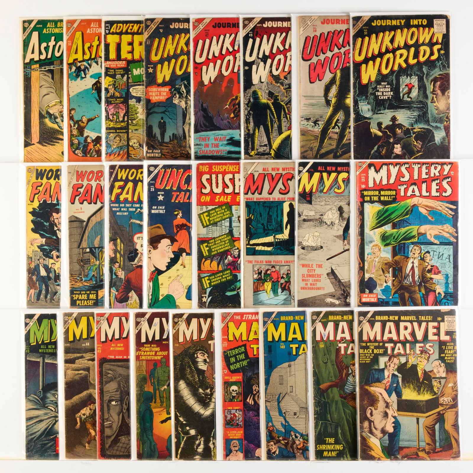 25 Atlas Comics Golden Age Mystery Related Group (1 of 1)
