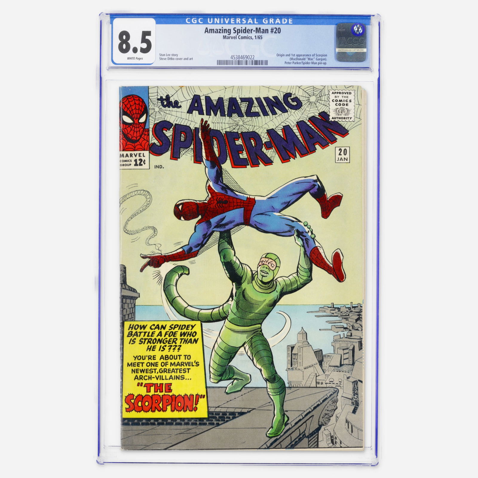 Marvel Comics Amazing Spider-Man #20 CGC 8.5 (1 of 2)